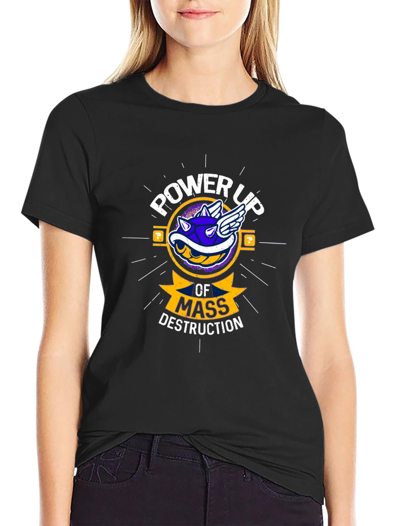 Power Up Mass Destruction Graphic T-Shirt
