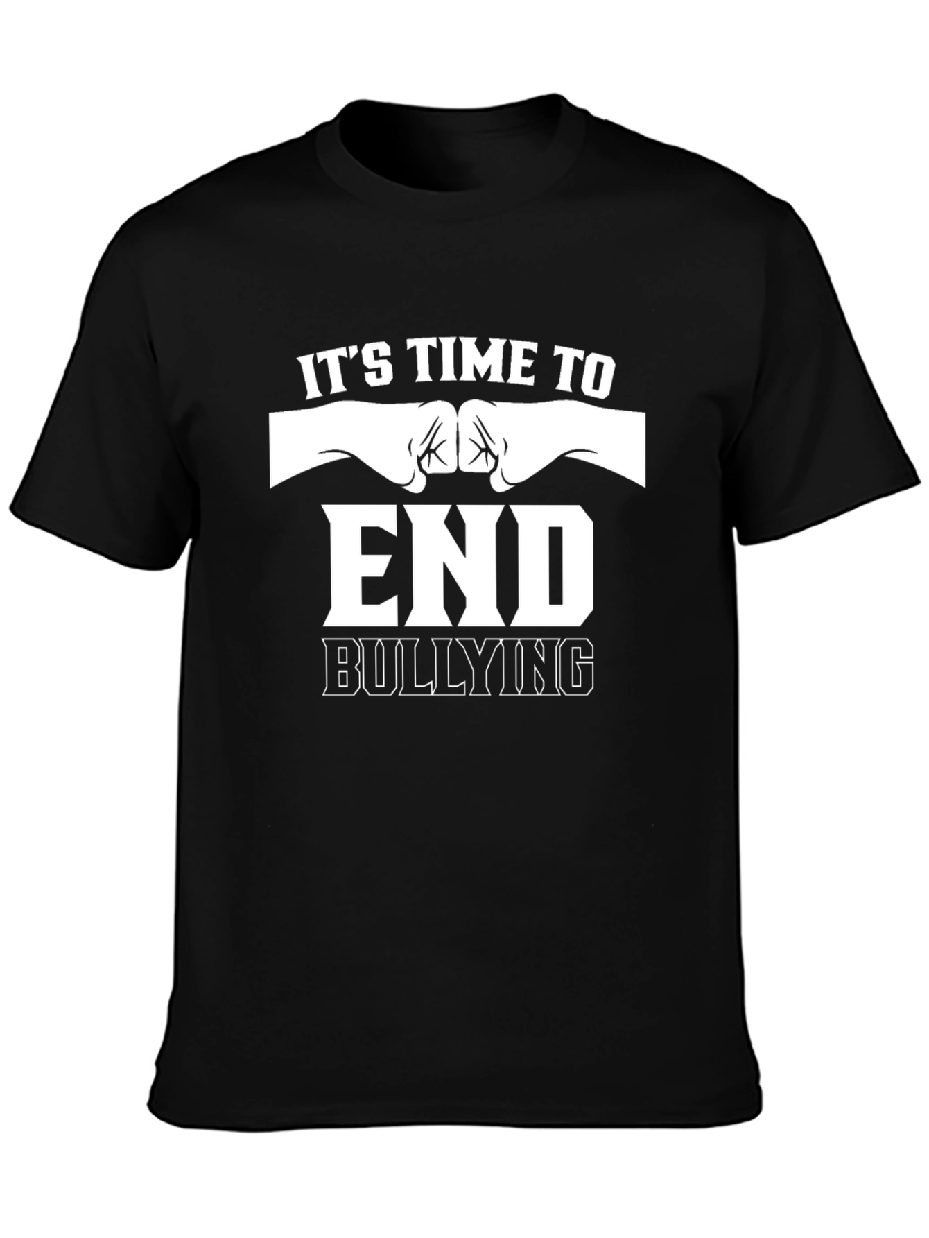 Its Time to End Bullying Graphic Tee - Black