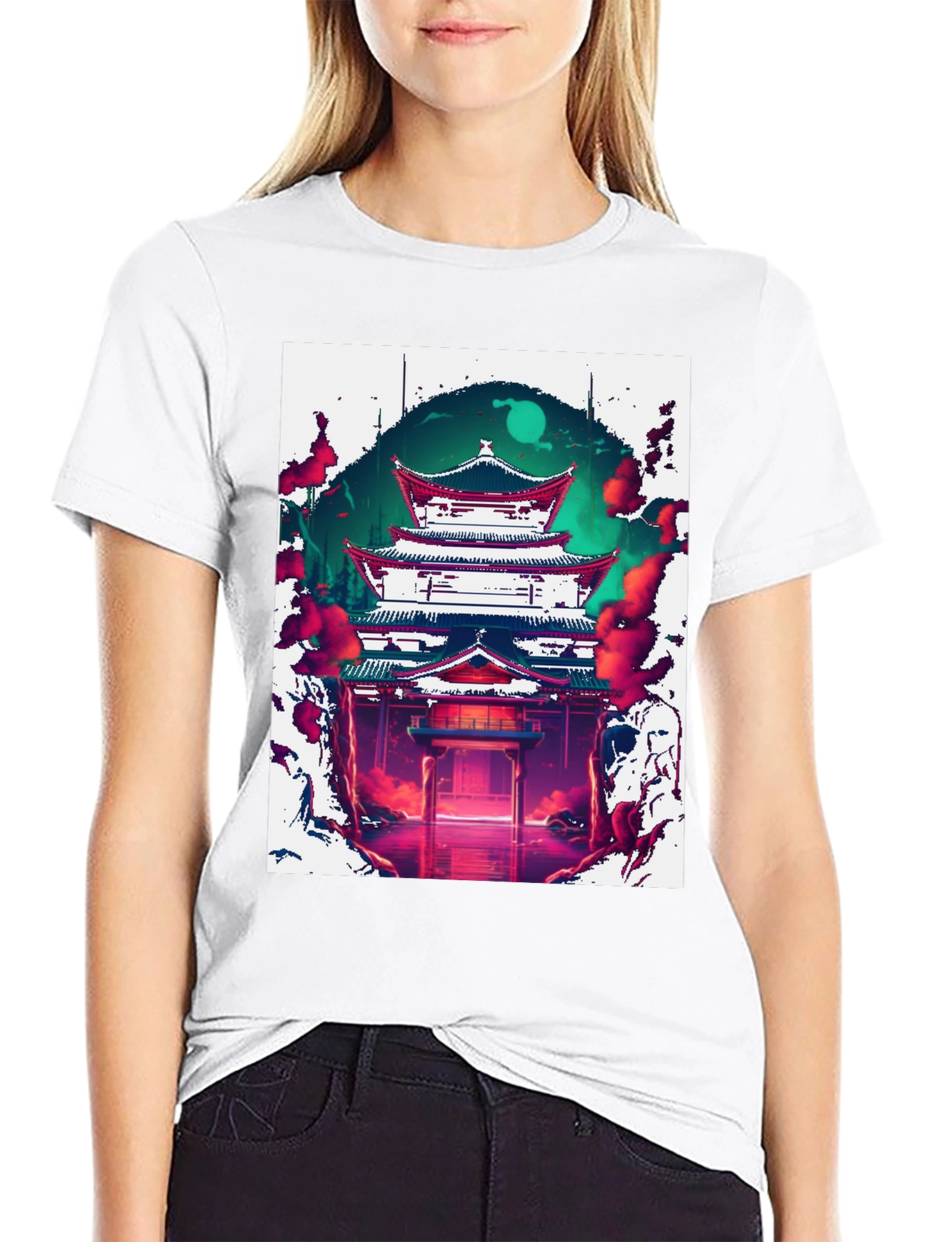 Japanese Temple Graphic Tee