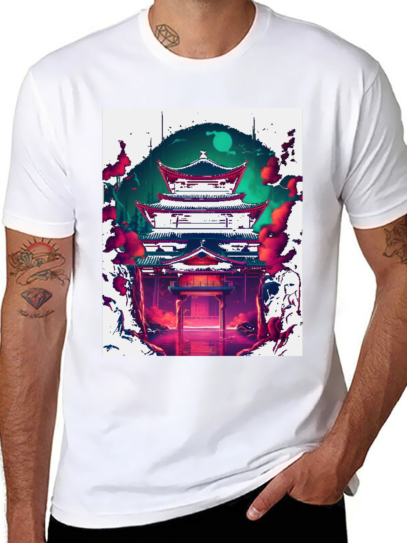 Japanese Temple Graphic Tee