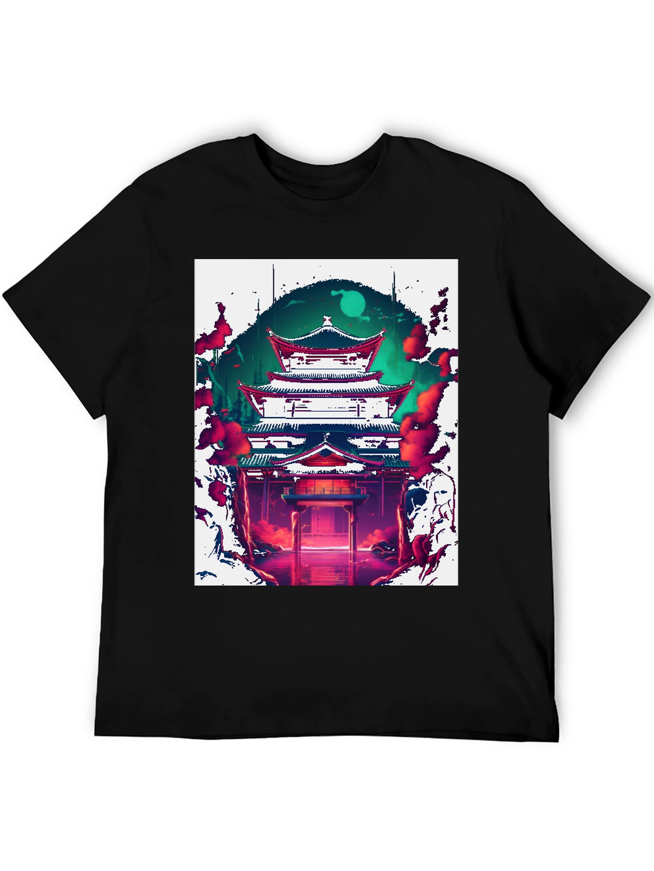 Japanese Temple Graphic Tee