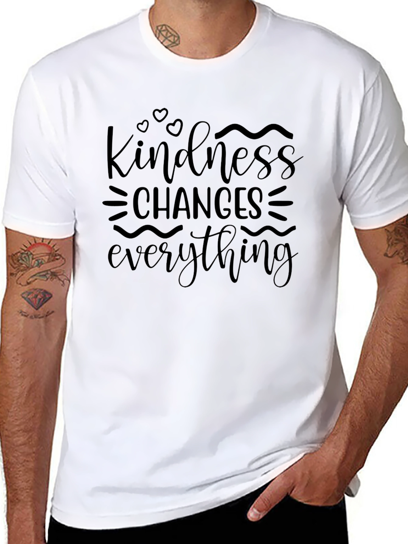 Kindness Changes Everything Black T-Shirt
