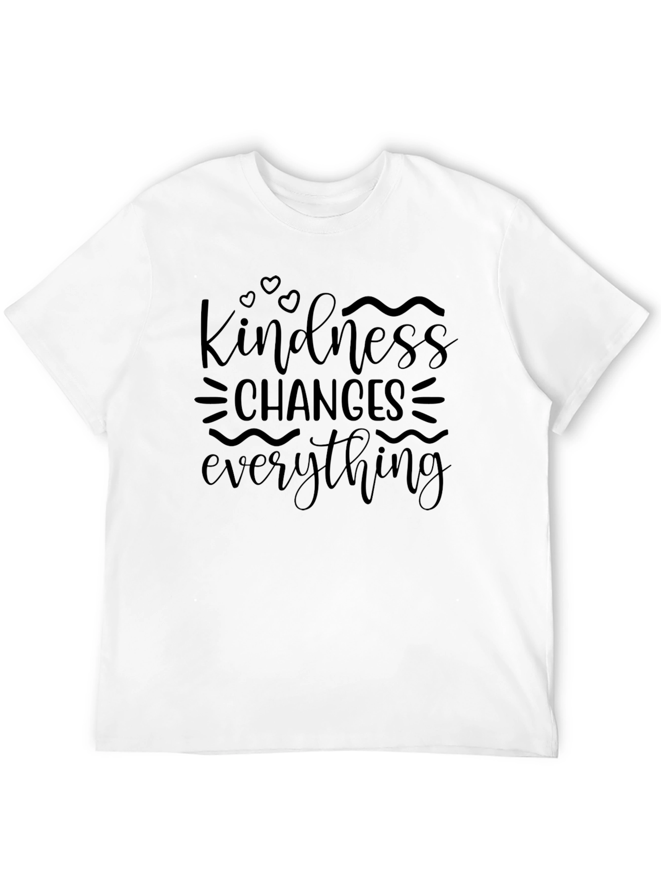 Kindness Changes Everything Black T-Shirt