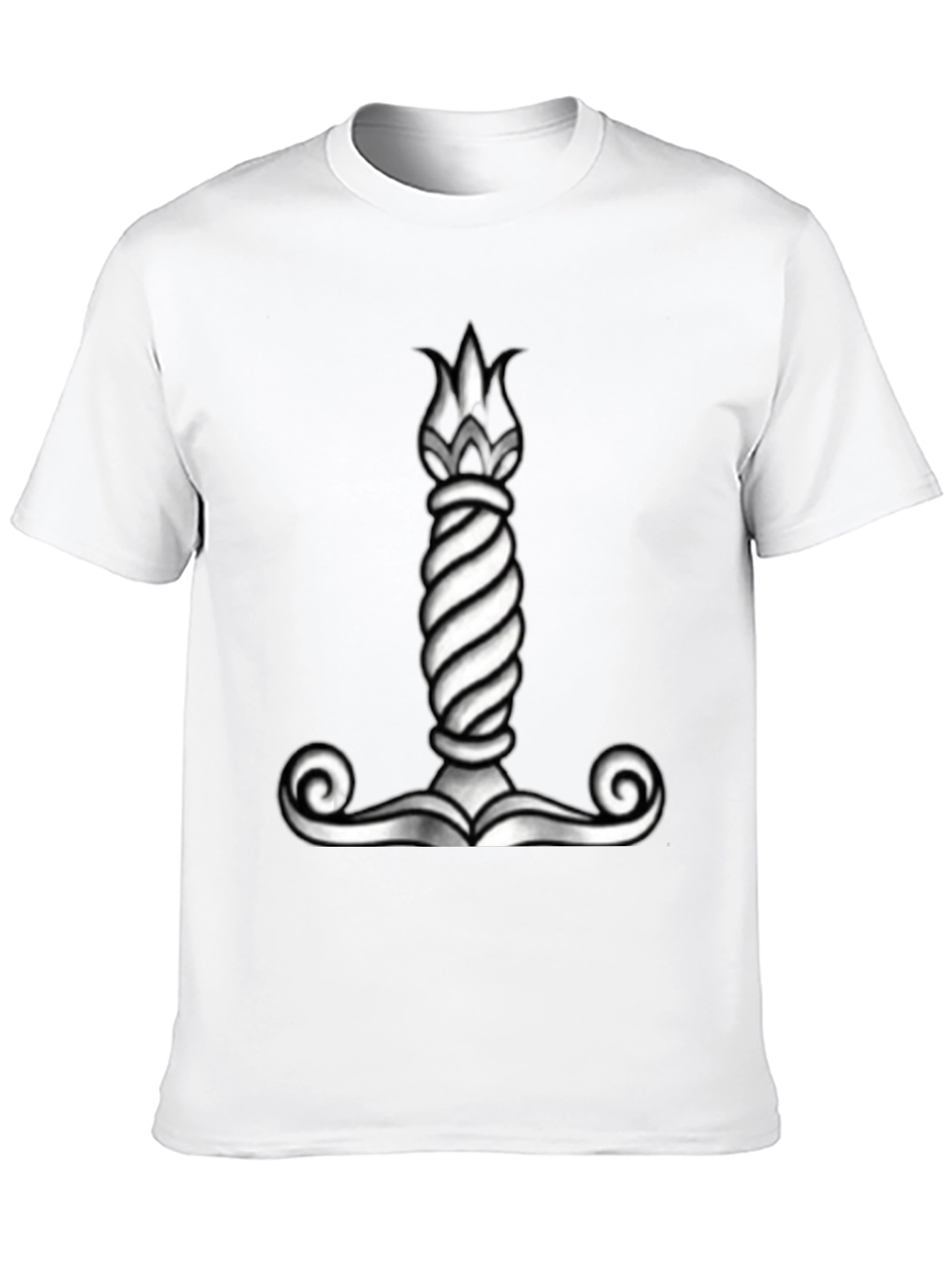 Viking Mjolnir Hammer Graphic Tee - Black