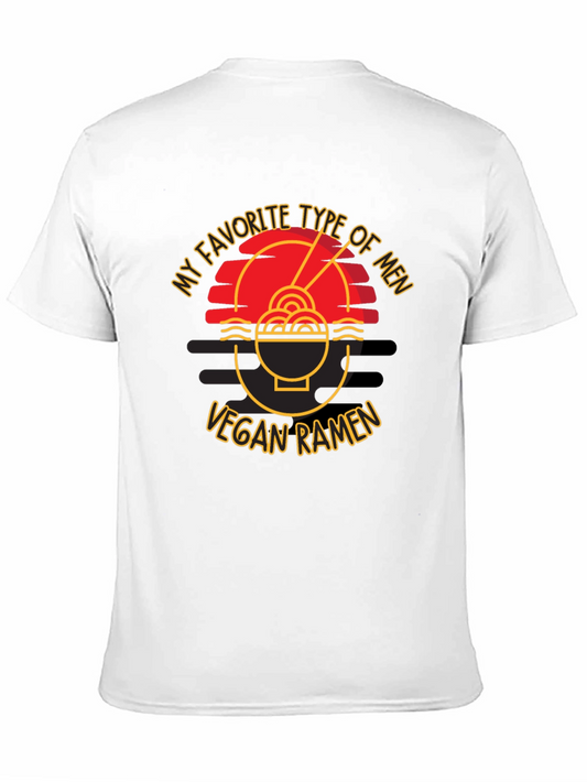 Vegan Ramen T-Shirt - My Favorite Type of Men Tee