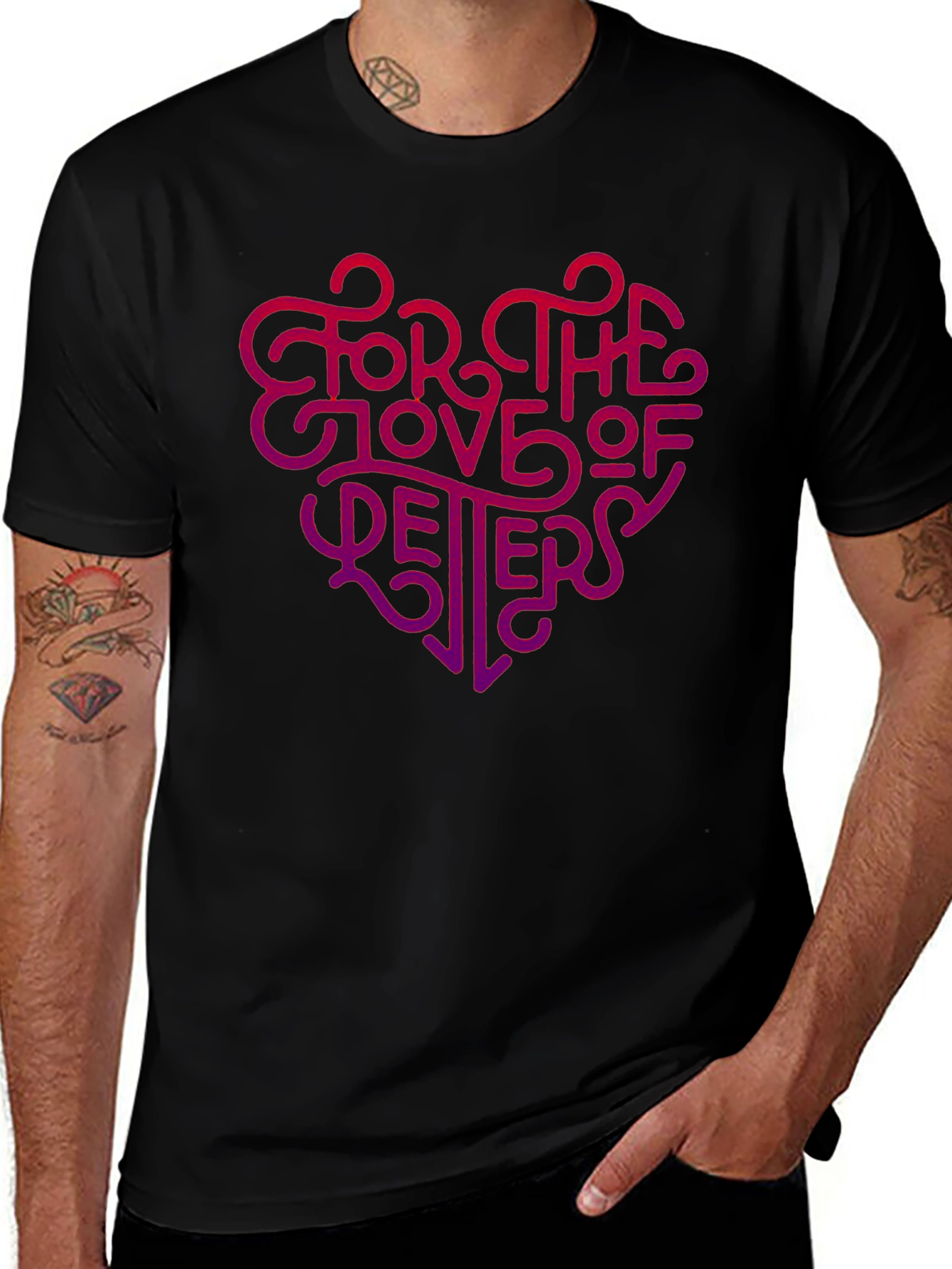 For the Love of Letters Graphic Tee