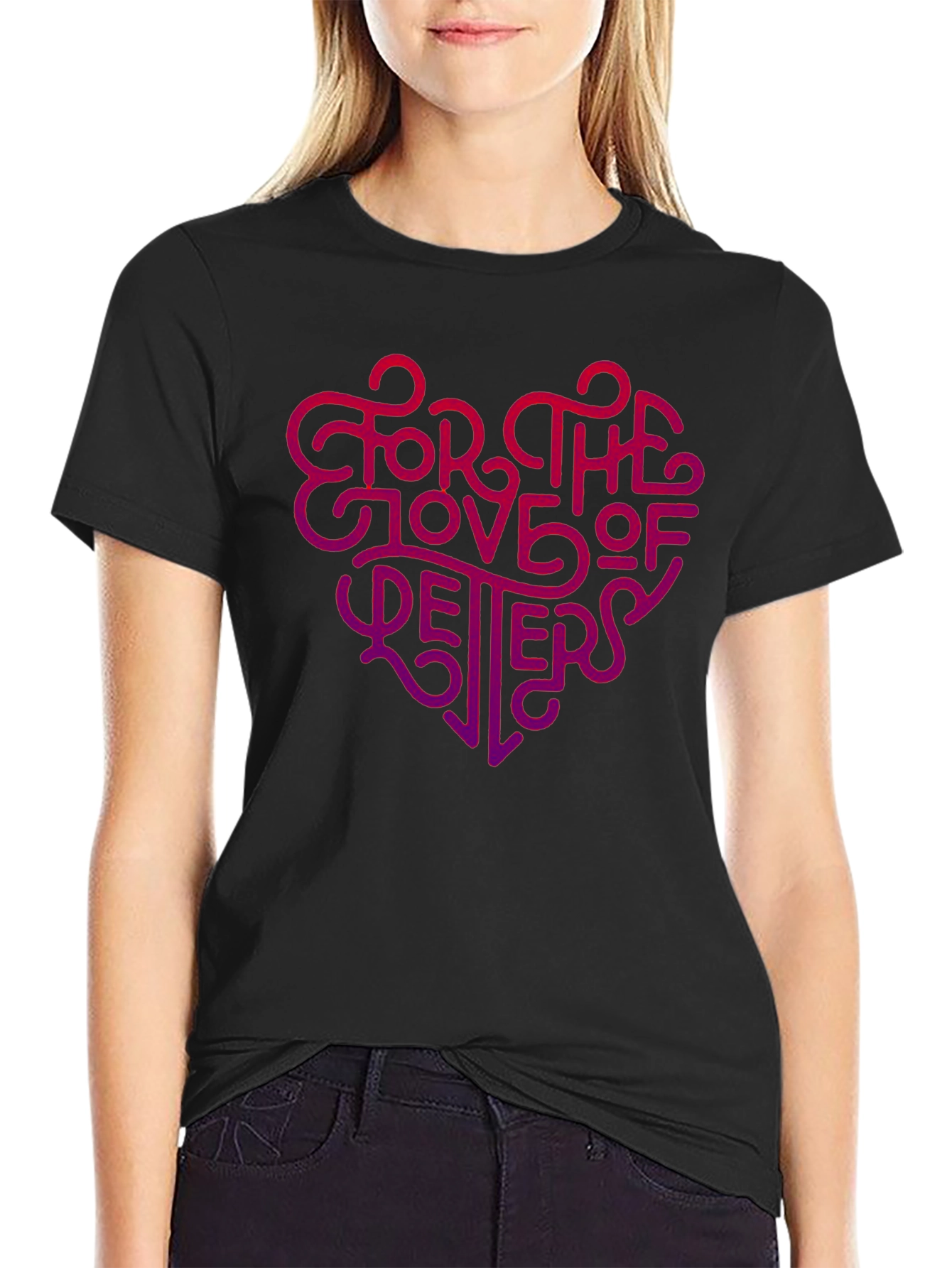 For the Love of Letters Graphic Tee