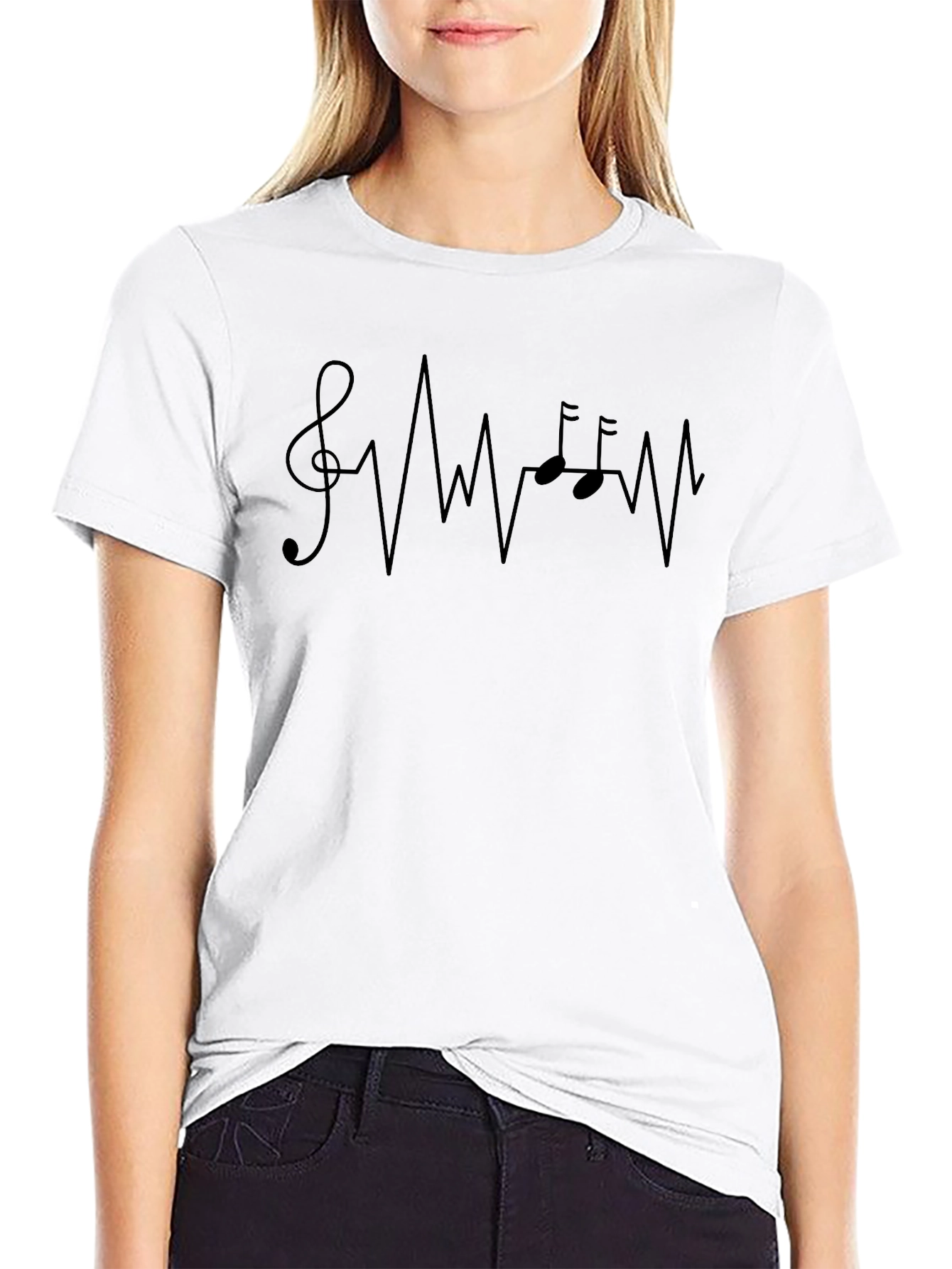 Music Heartbeat Graphic T-Shirt