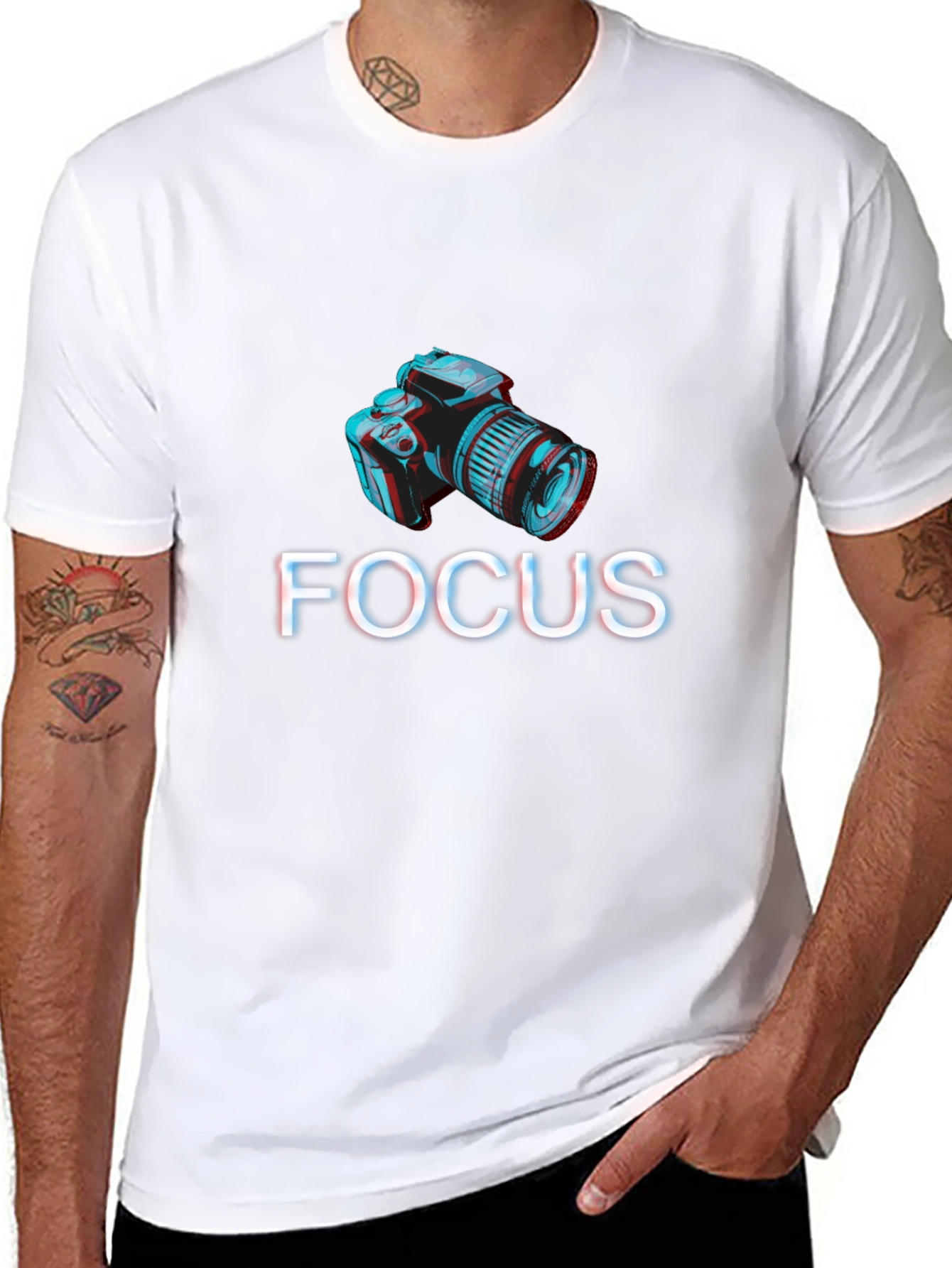 Focus Camera Graphic Tee - Photographer T-Shirt