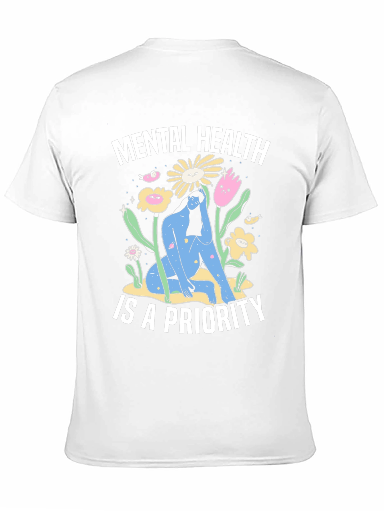 Mental Health Priority T-Shirt - Unisex Black Tee