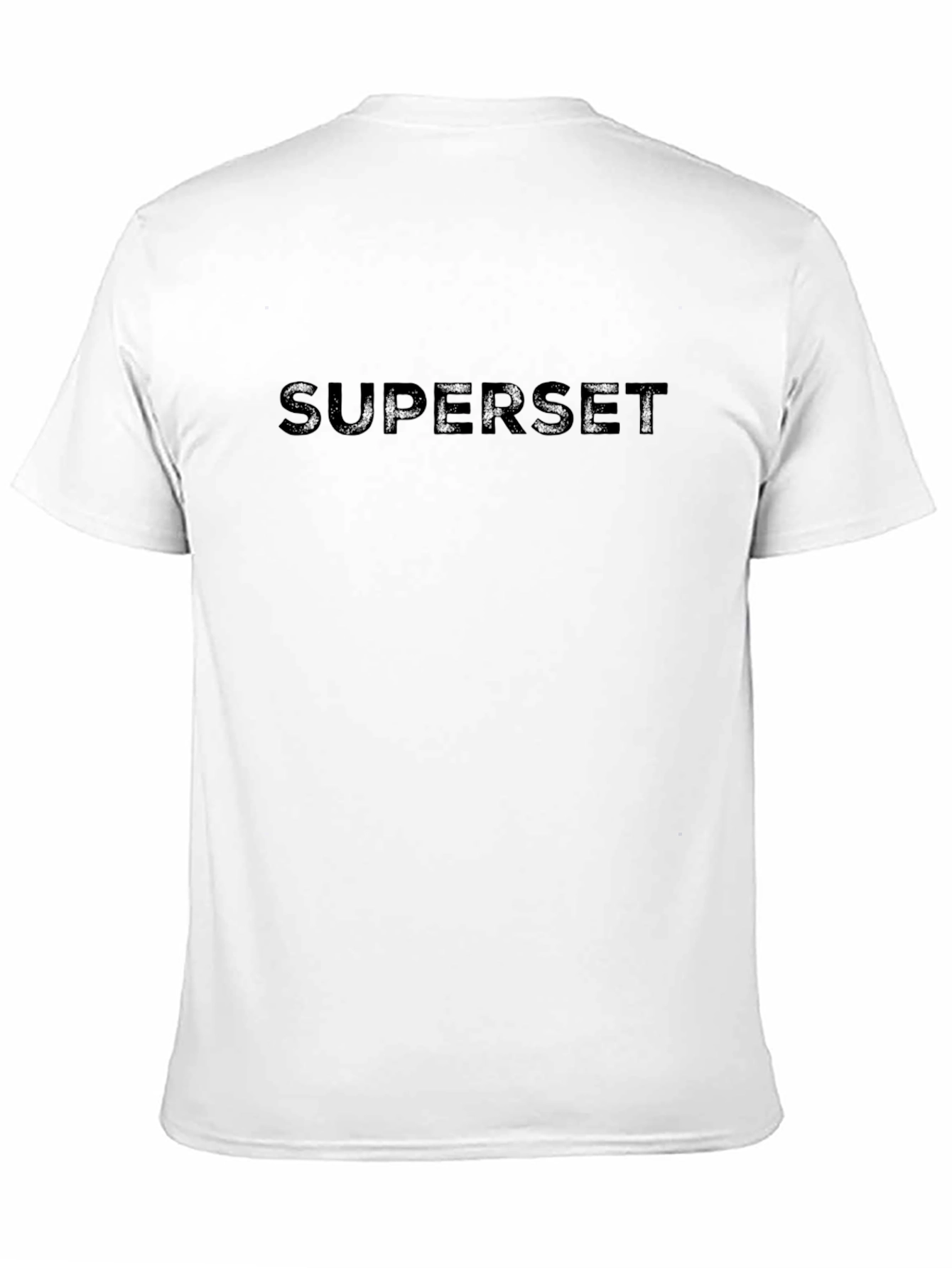 SUPerset T-Shirt - Black Cotton Casual Tee