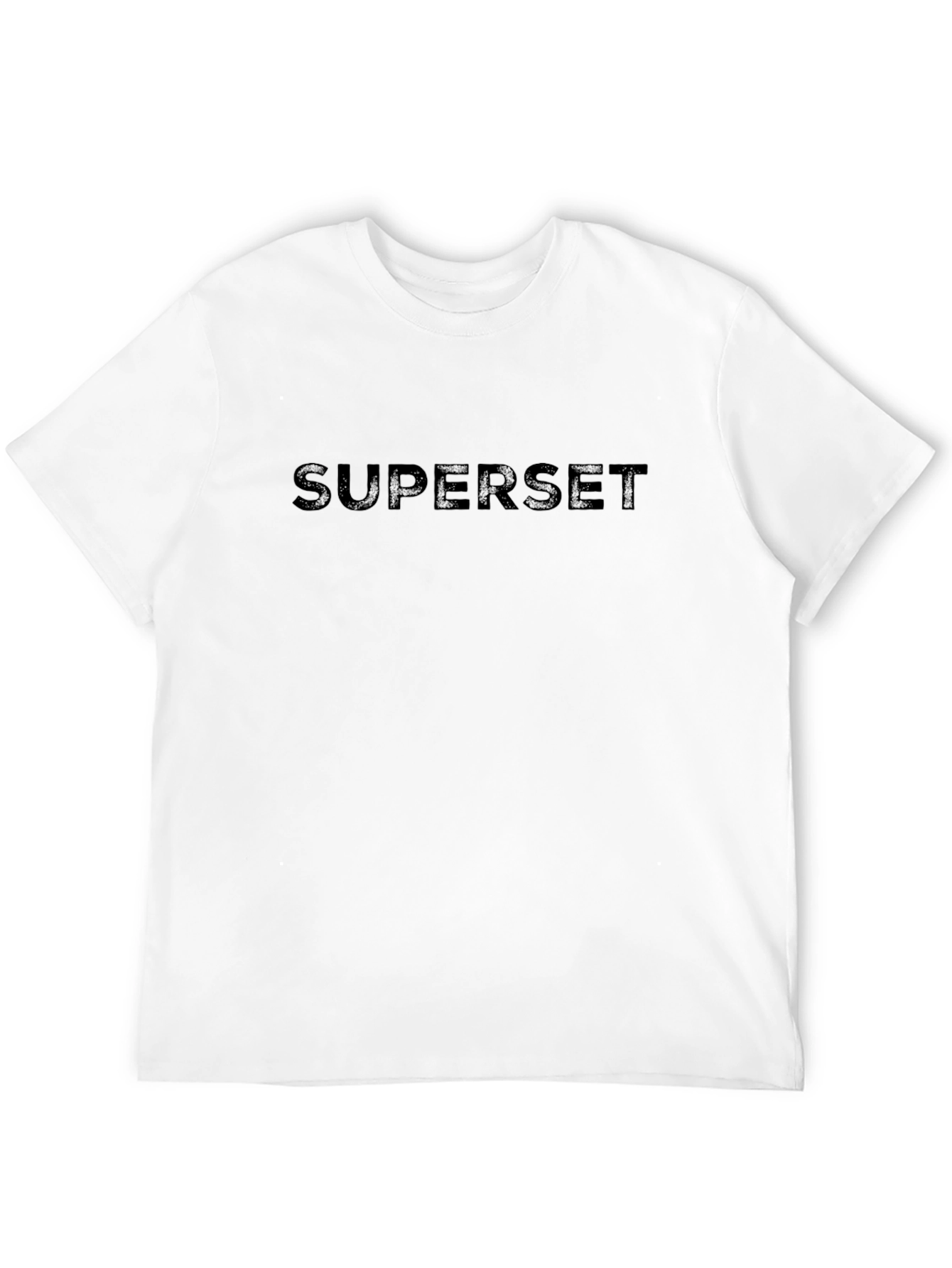 SUPerset T-Shirt - Black Cotton Casual Tee