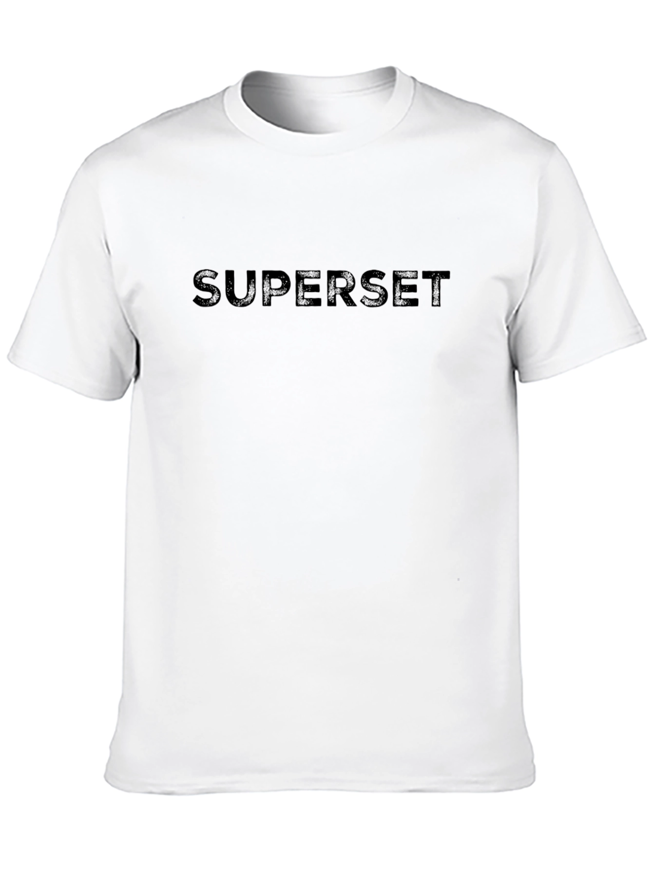 SUPerset T-Shirt - Black Cotton Casual Tee