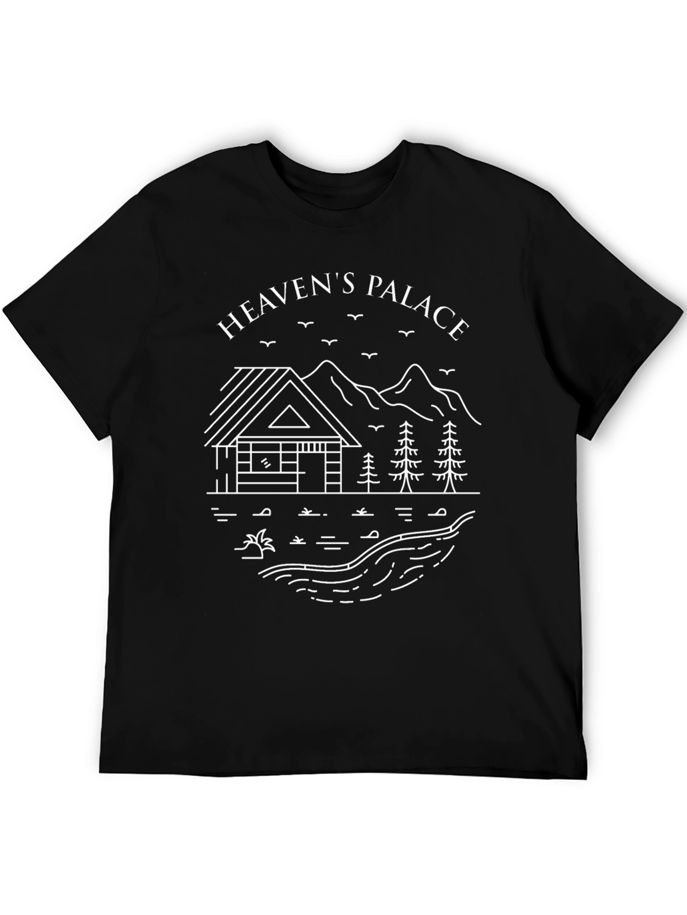 Heavens Palace Cabin Graphic T-Shirt