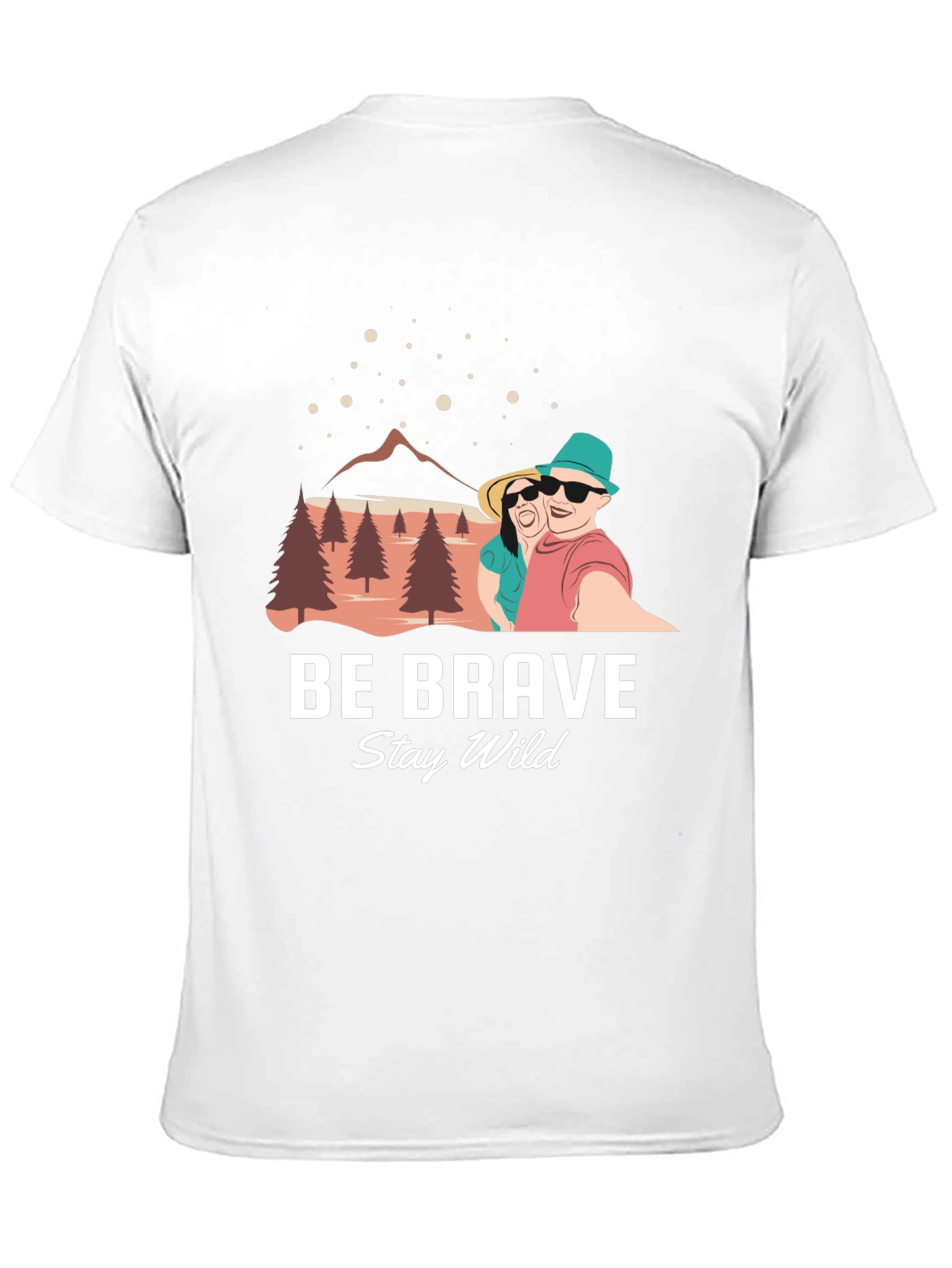 Be Brave Stay Wild Graphic T-Shirt
