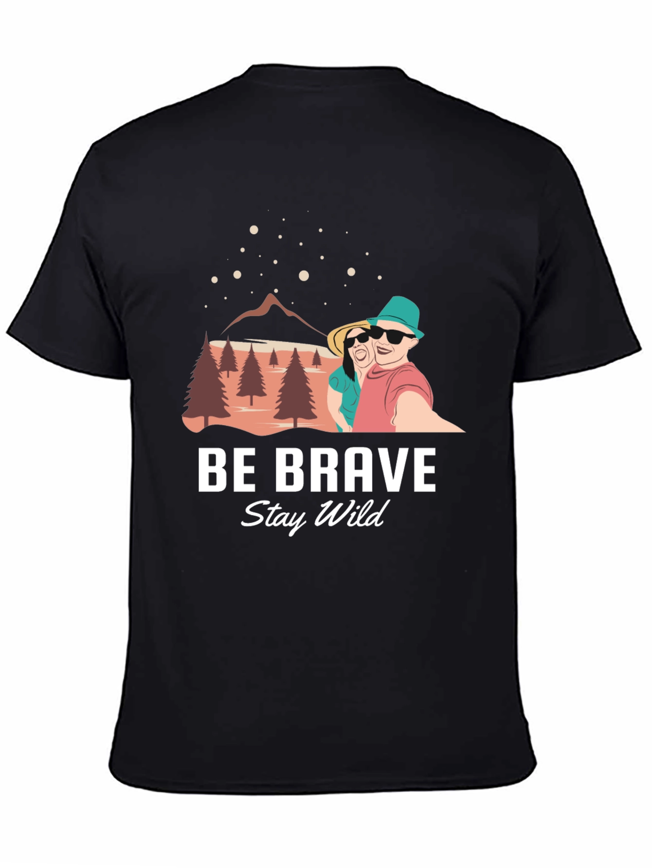 Be Brave Stay Wild Graphic T-Shirt