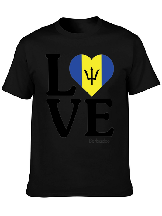 Barbados Love Heart T-Shirt