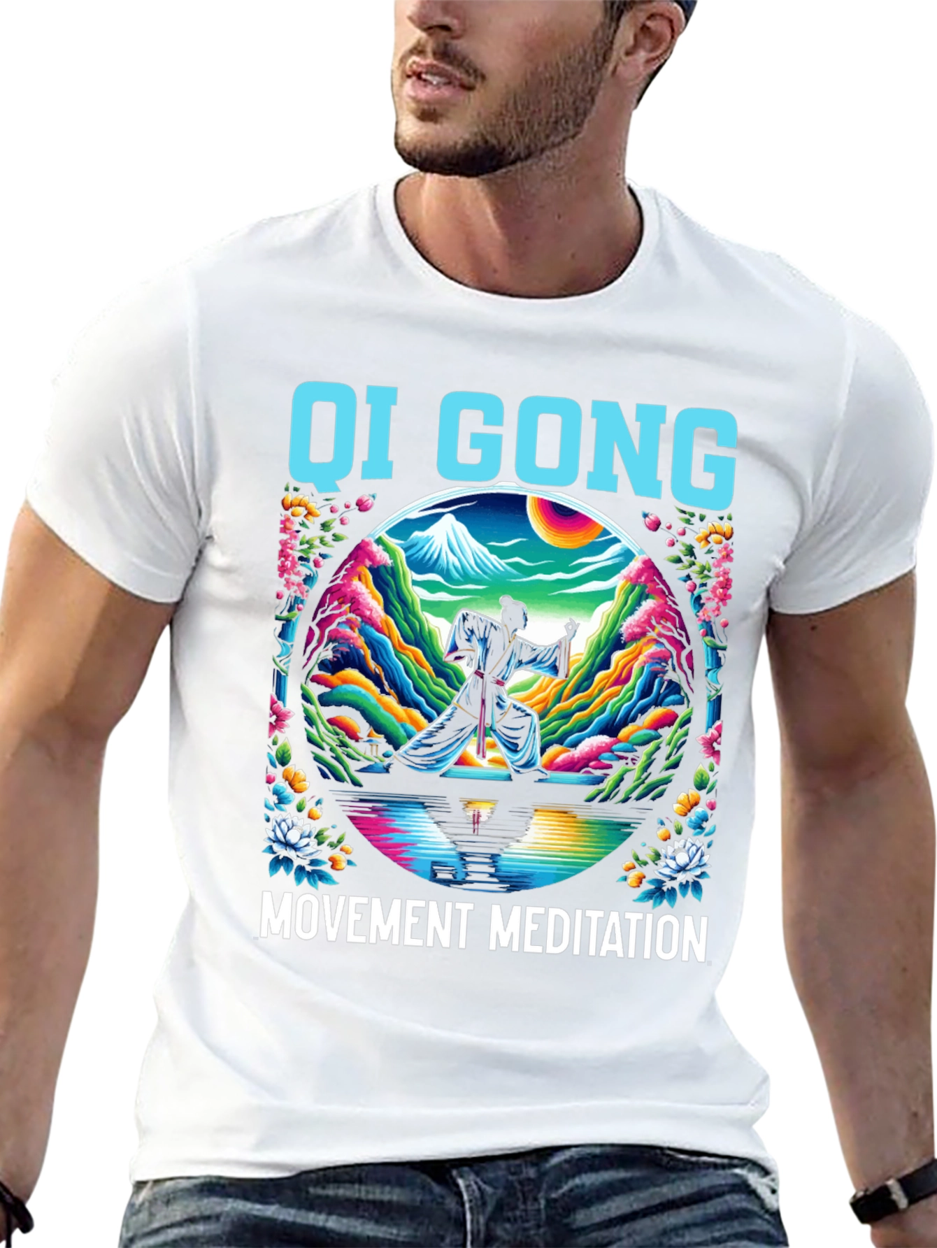 Qi Gong Movement Meditation Graphic T-Shirt