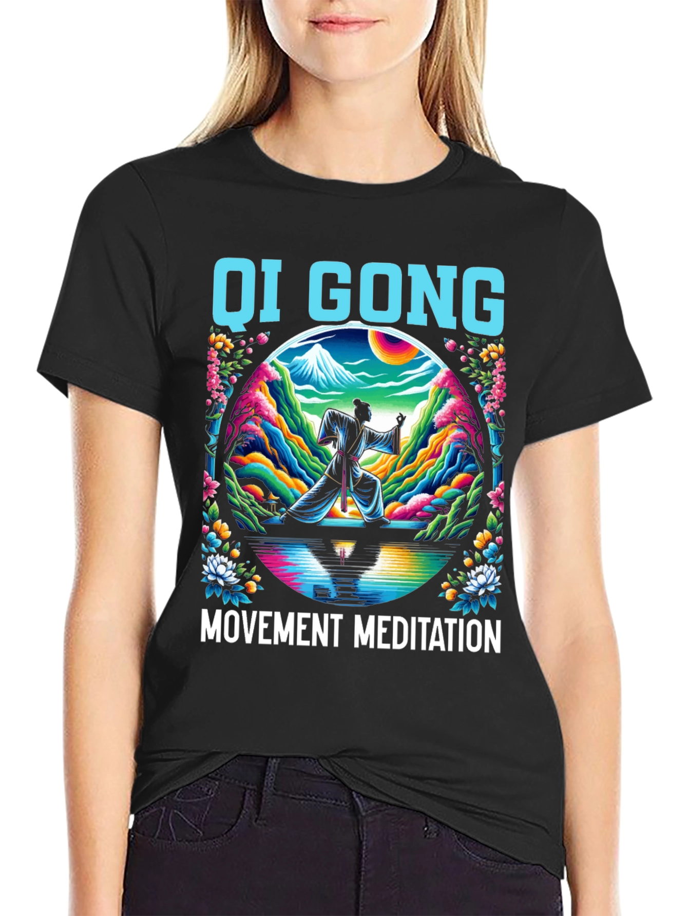 Qi Gong Movement Meditation Graphic T-Shirt