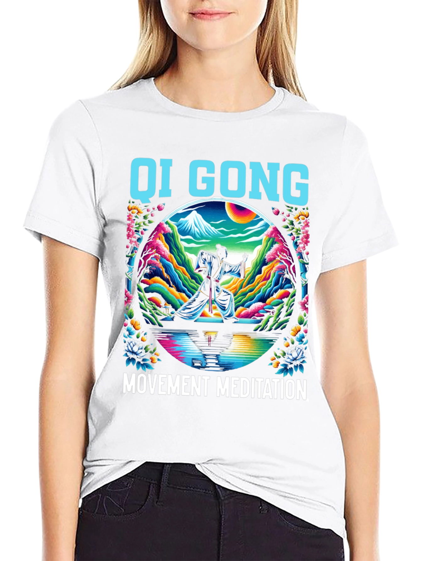 Qi Gong Movement Meditation Graphic T-Shirt