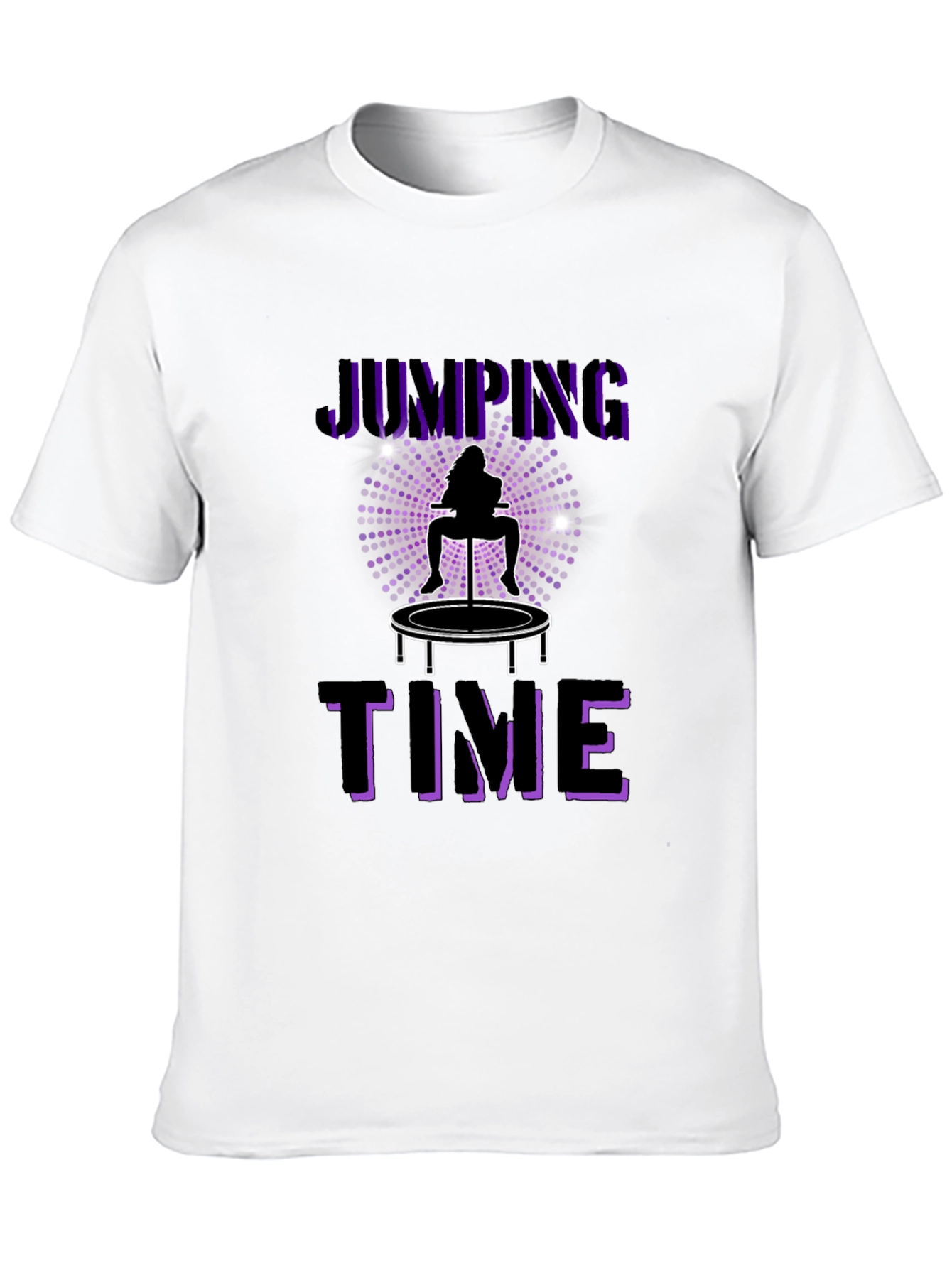 Jumping Time Graphic Tee - Fun & Stylish!