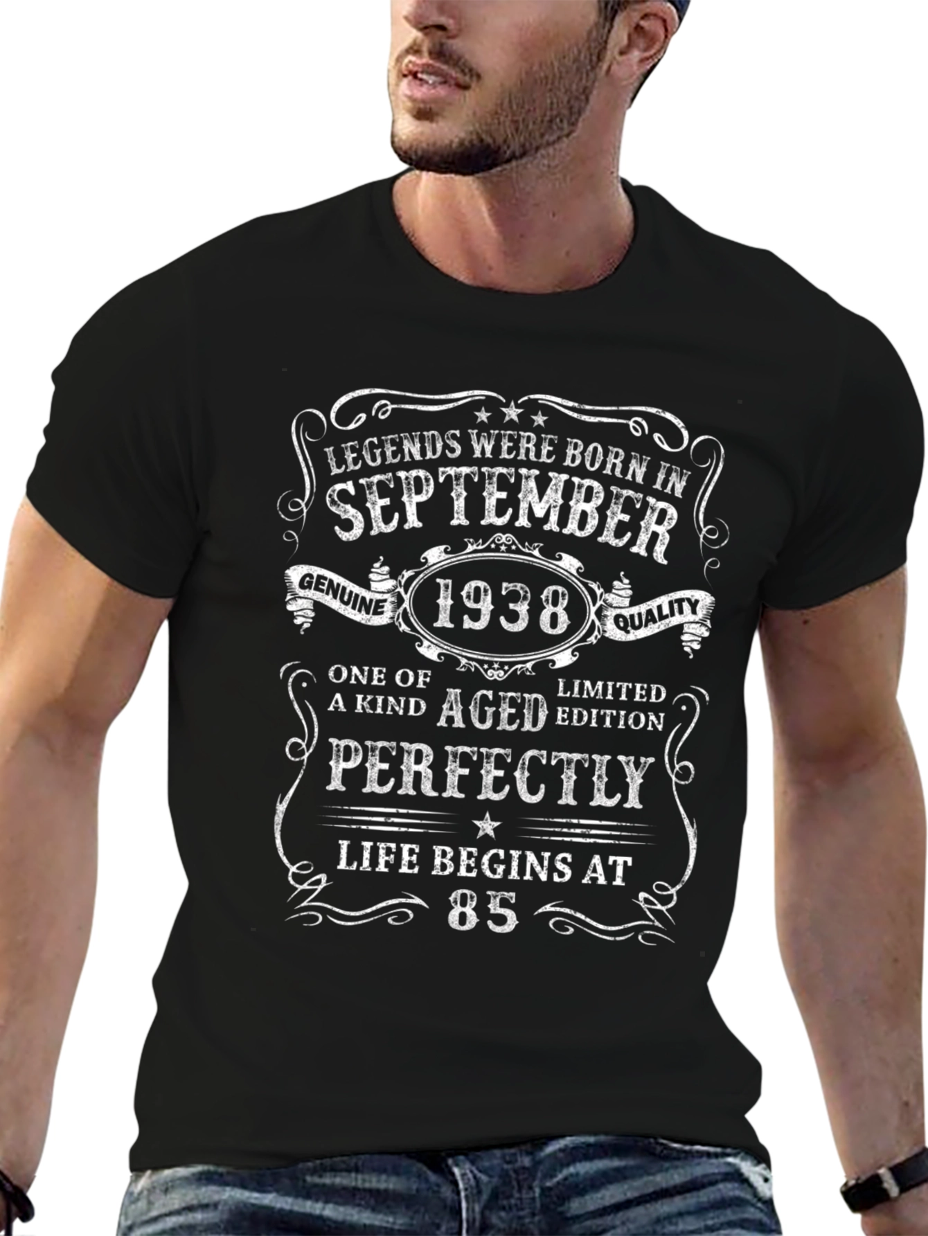 Legends Born in September 1938 Aged Perfectly T-Shirt