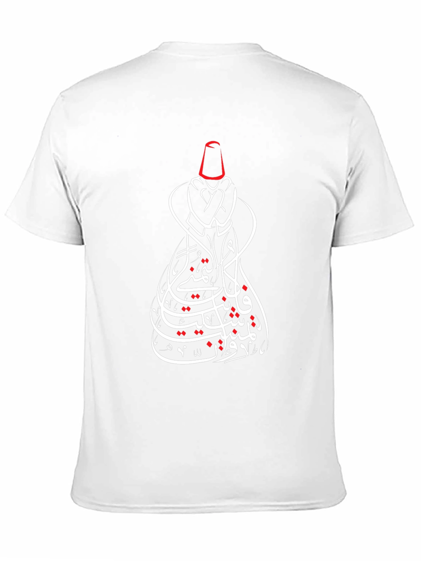 Mystic Whirling Dervish Graphic Tee - Black Cotton T-Shirt