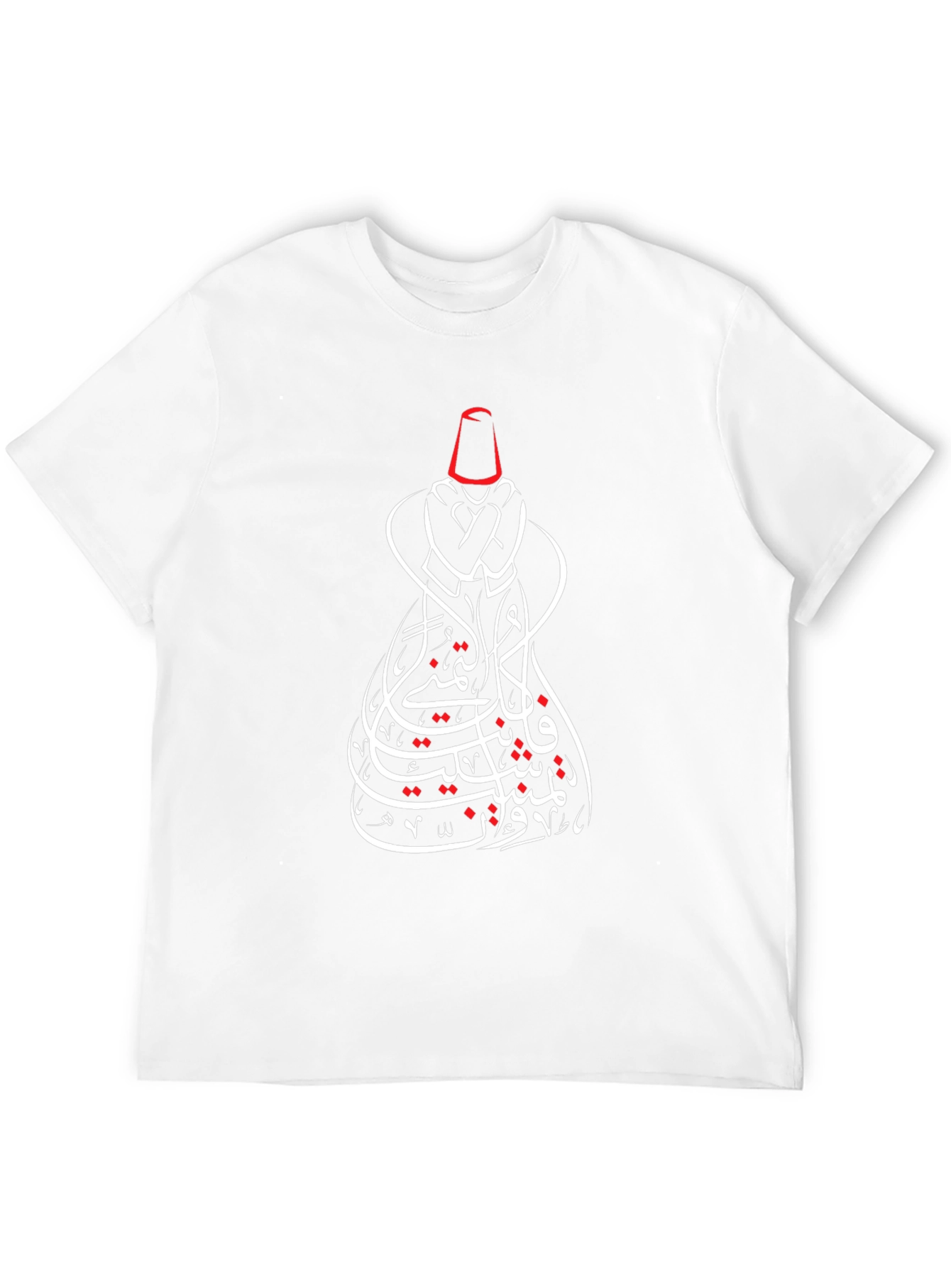 Mystic Whirling Dervish Graphic Tee - Black Cotton T-Shirt