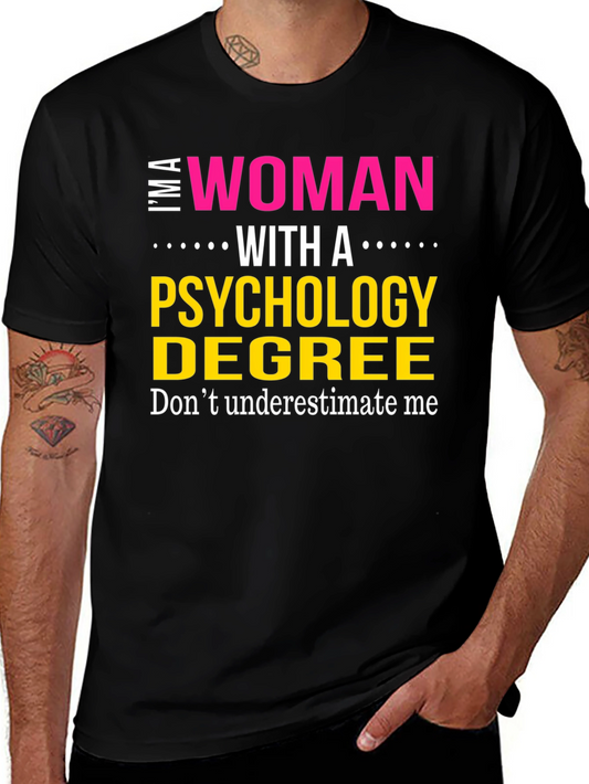 Psychology Degree Woman T-Shirt