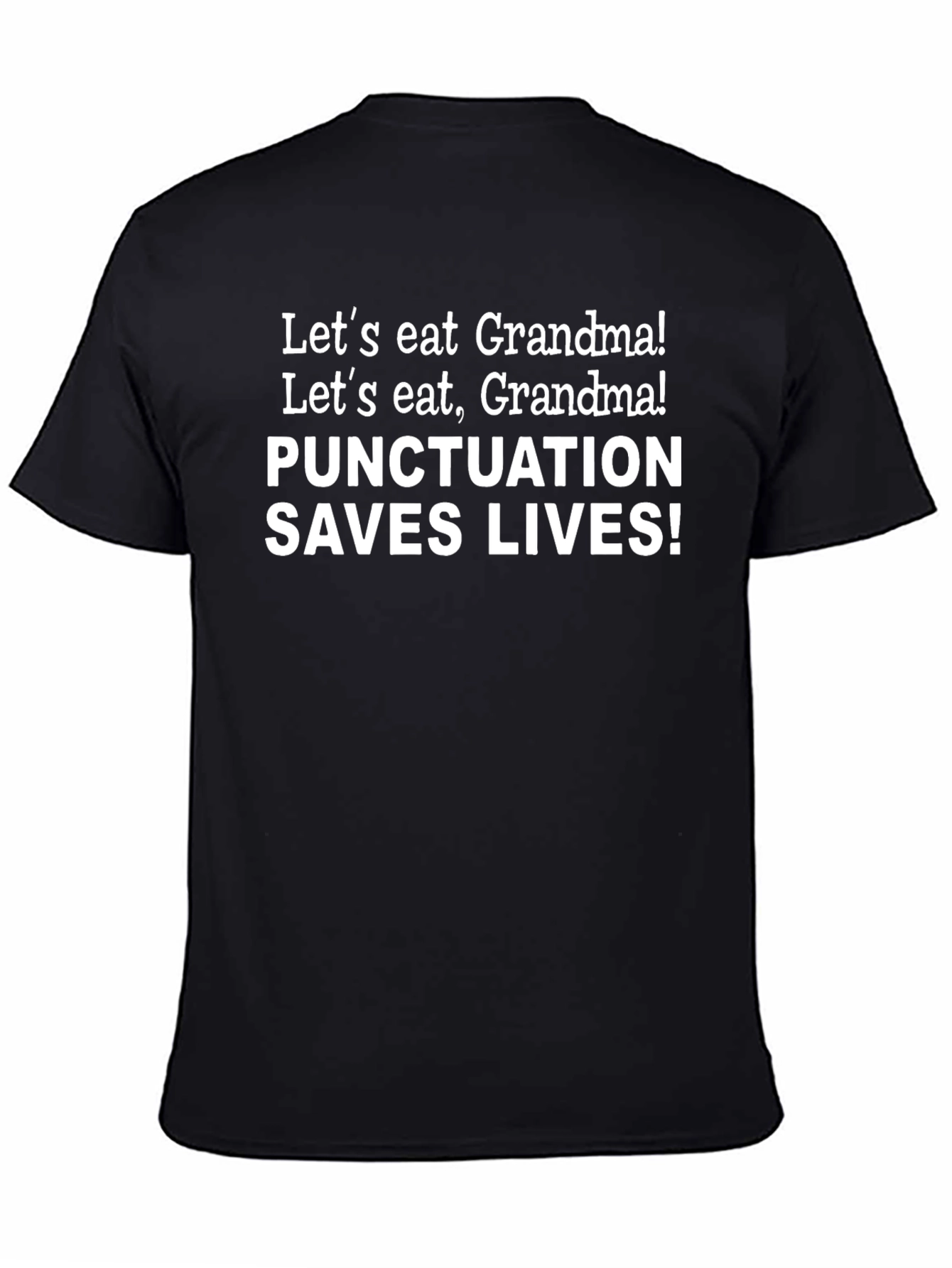 Punctuation Saves Lives Graphic Tee
