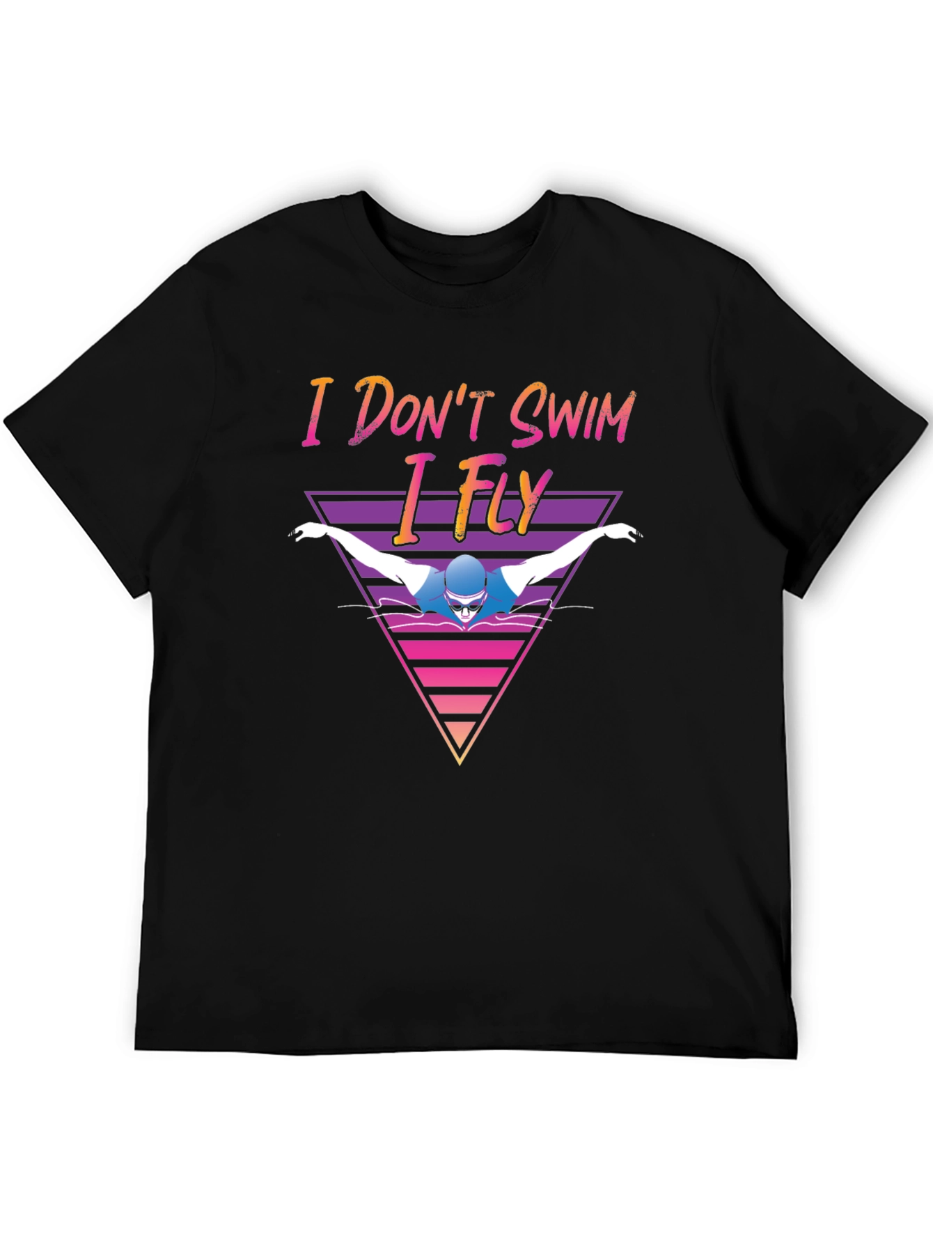 I Dont Swim I Fly Black T-Shirt