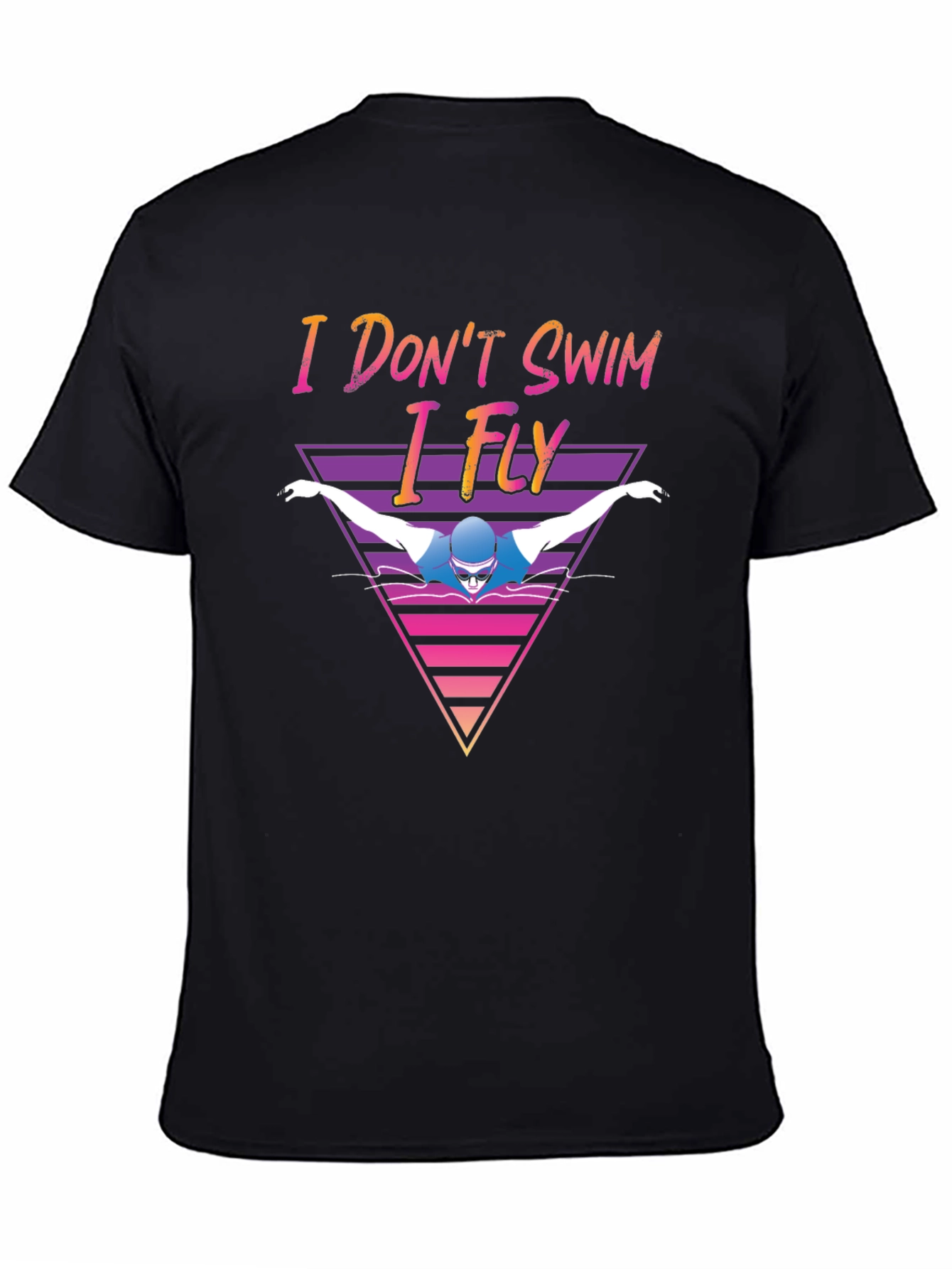 I Dont Swim I Fly Black T-Shirt
