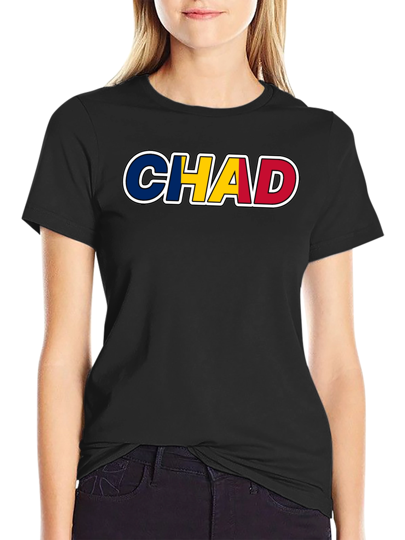Chad Flag T-Shirt - Country Pride Tee