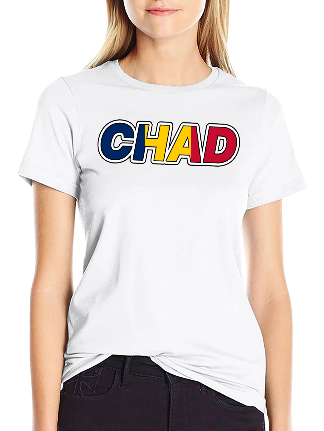 Chad Flag T-Shirt - Country Pride Tee