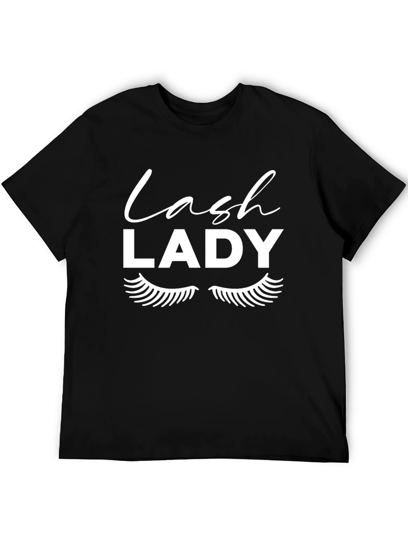 Lash Lady Graphic Tee - Stylish Eyelash Design