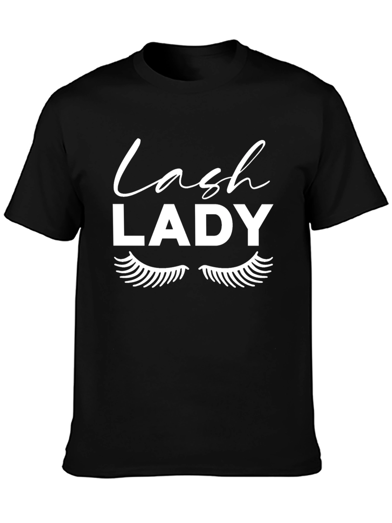 Lash Lady Graphic Tee - Stylish Eyelash Design