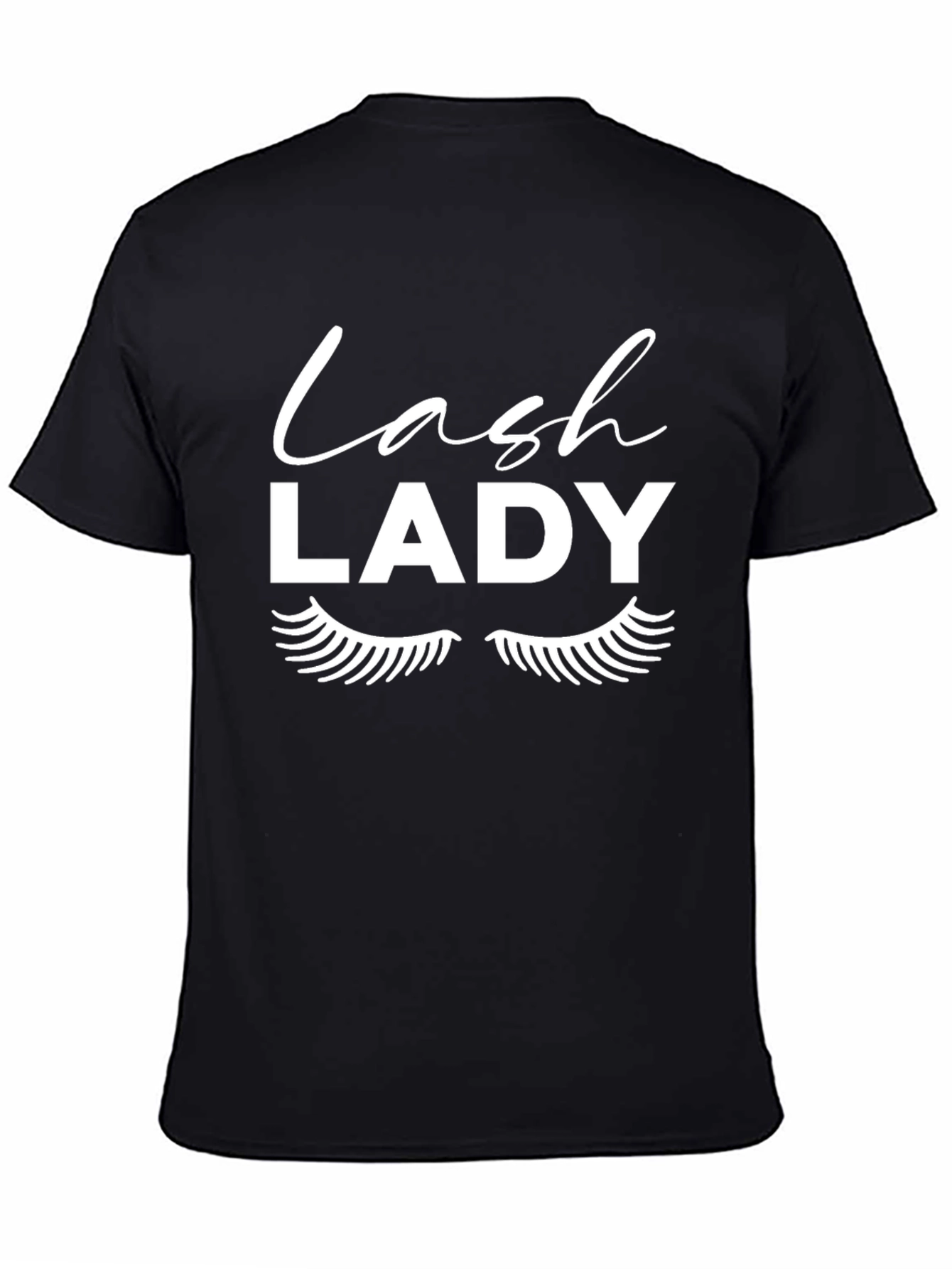 Lash Lady Graphic Tee - Stylish Eyelash Design