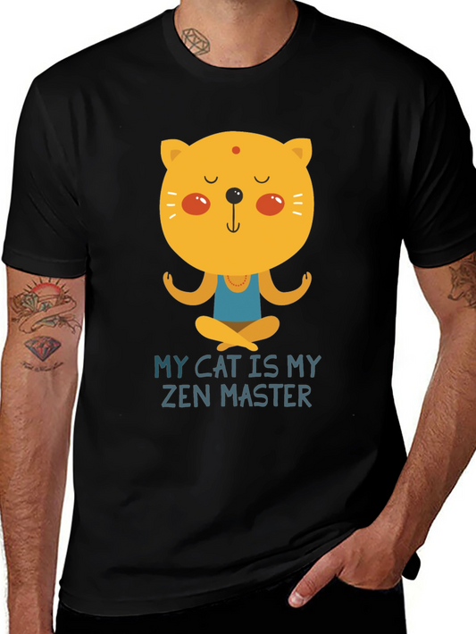 Zen Cat T-Shirt - My Cat Is My Zen Master