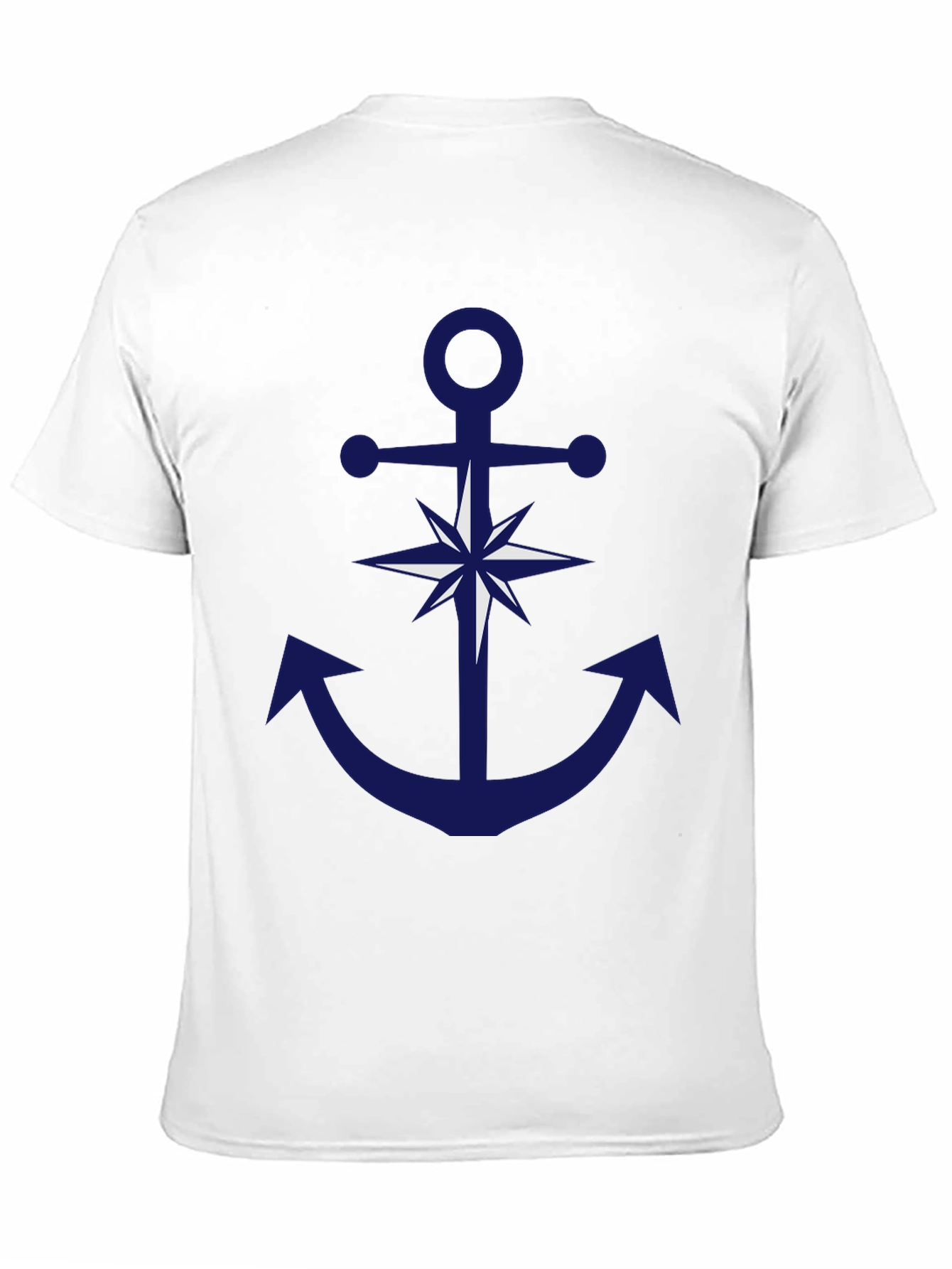 Nautical Anchor Compass Graphic T-Shirt