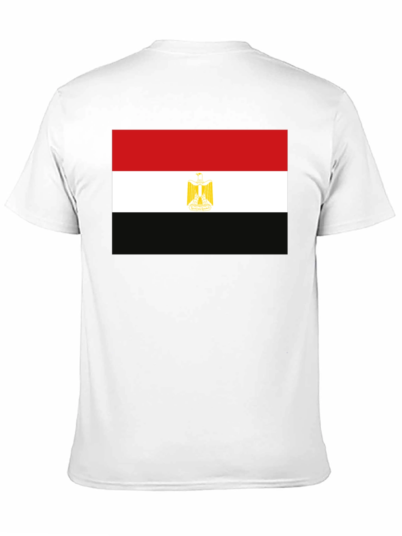 Egypt Flag Graphic T-Shirt - Black Cotton Tee