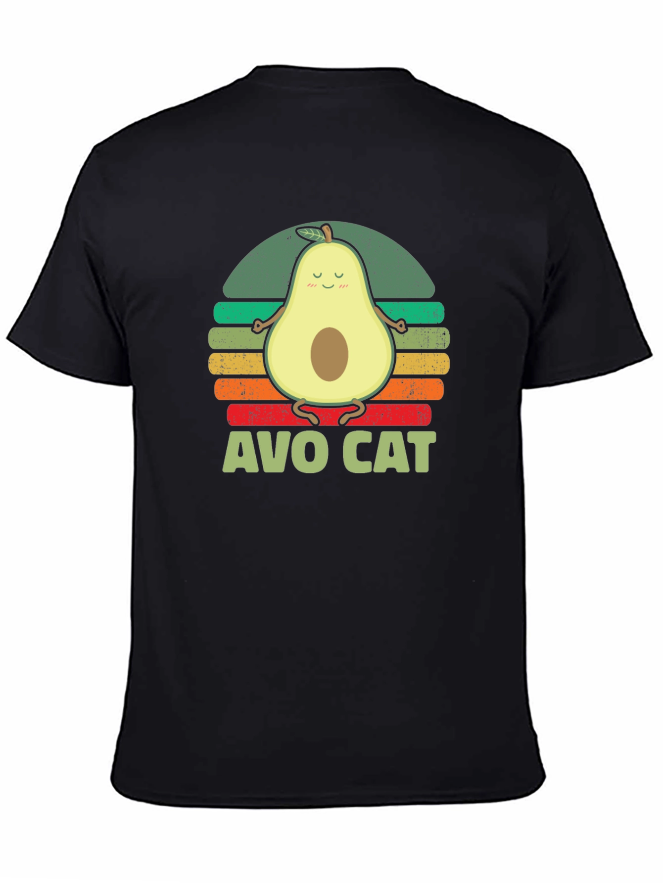 Avo Cat T-Shirt - Avocado Yoga Funny Tee