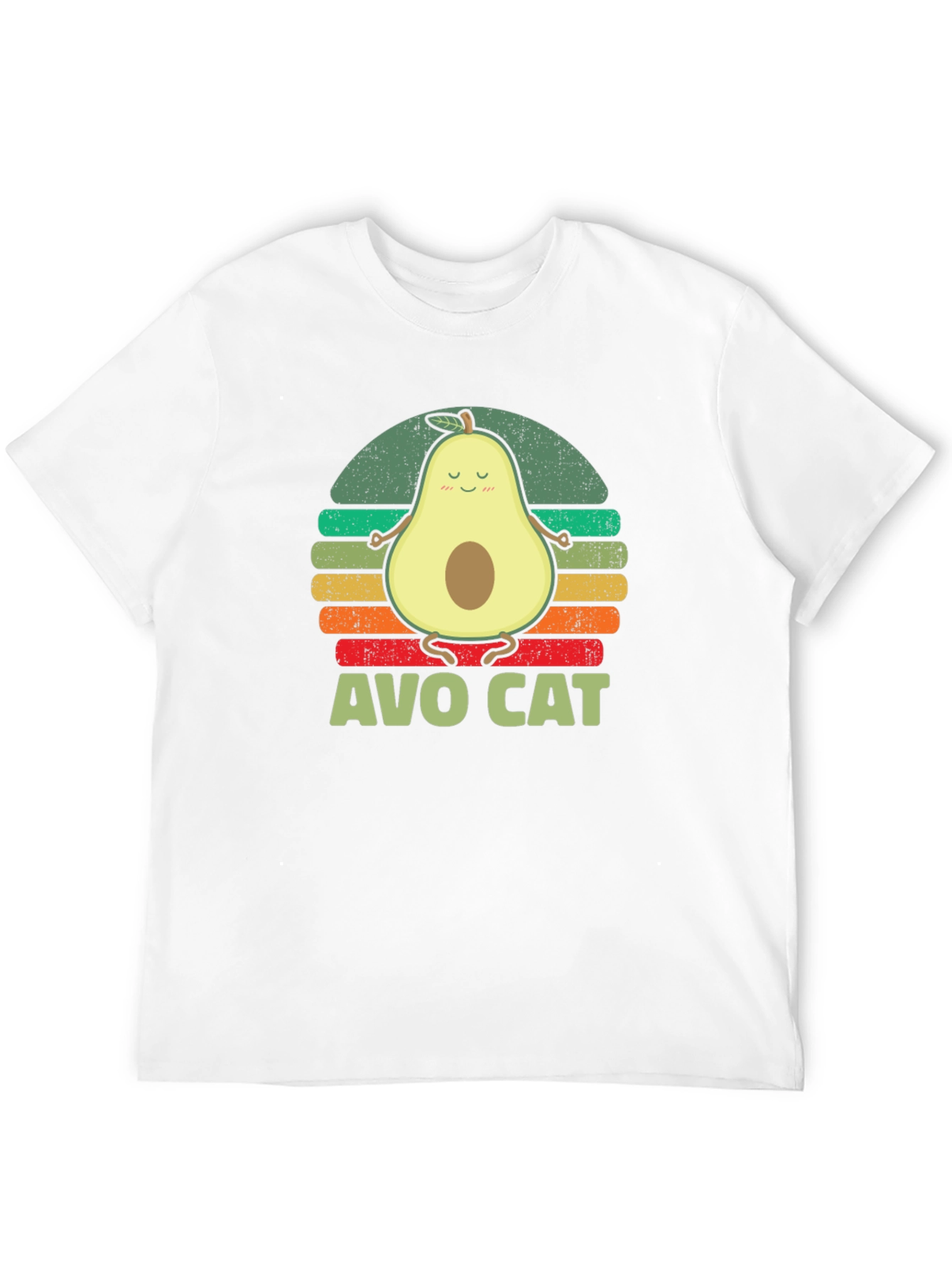 Avo Cat T-Shirt - Avocado Yoga Funny Tee