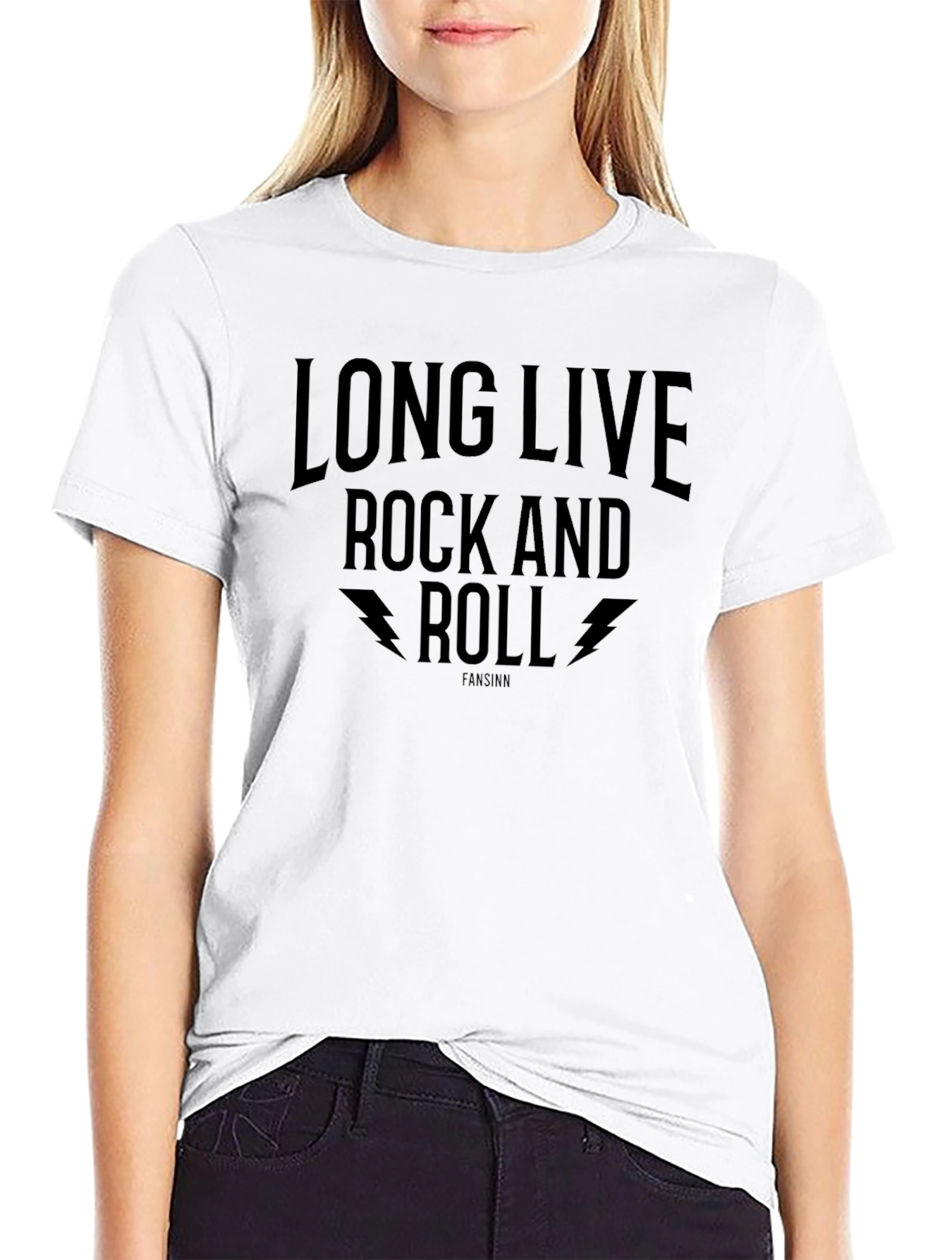 Long Live Rock and Roll Black T-Shirt