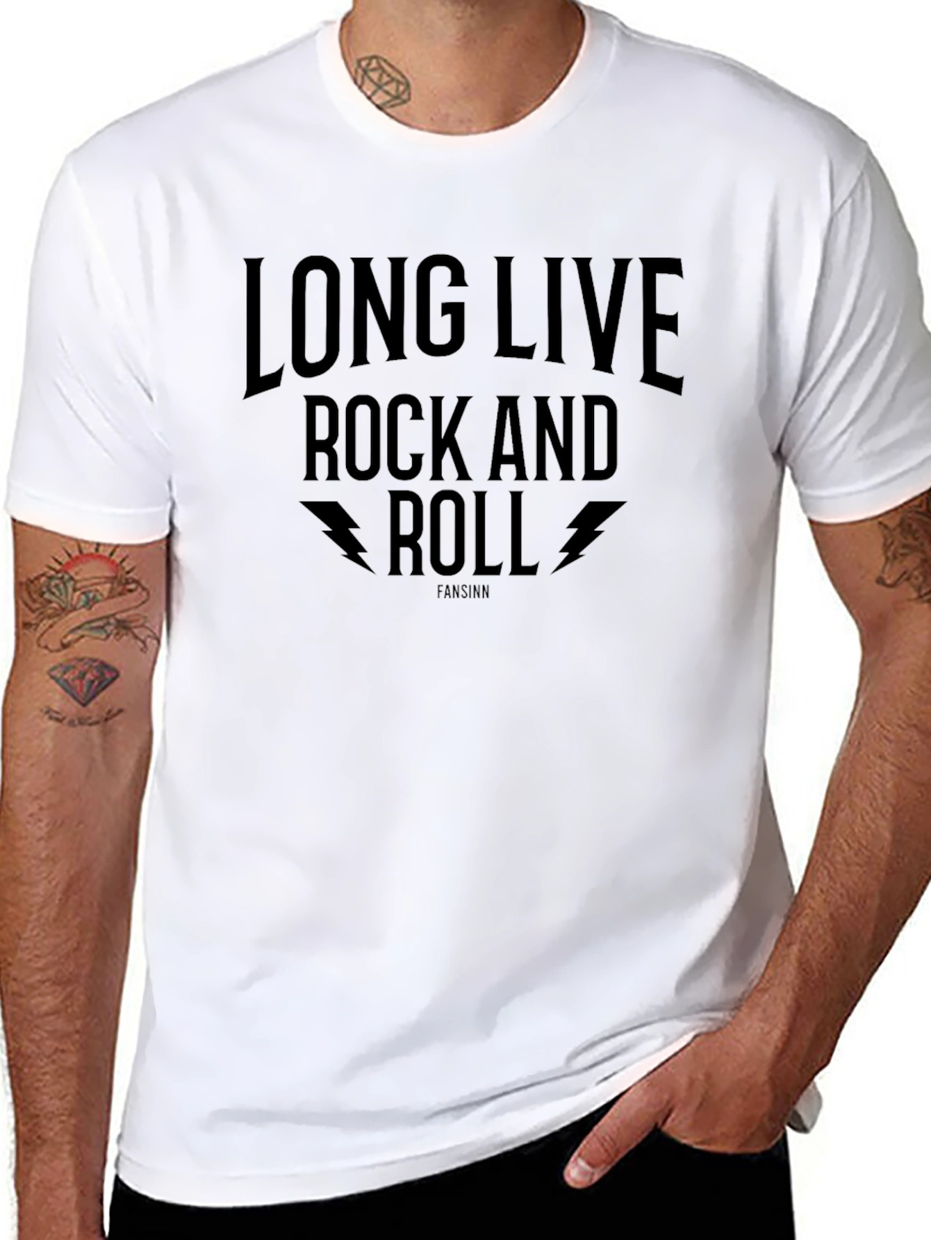 Long Live Rock and Roll Black T-Shirt