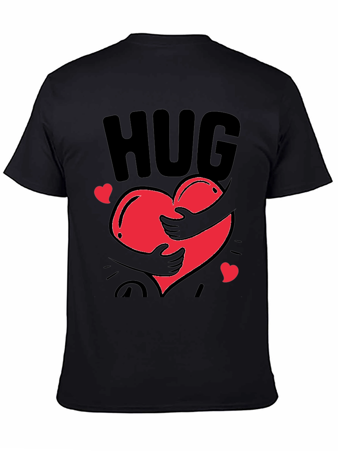 Hug Heart Graphic Tee - Trendy Comfort