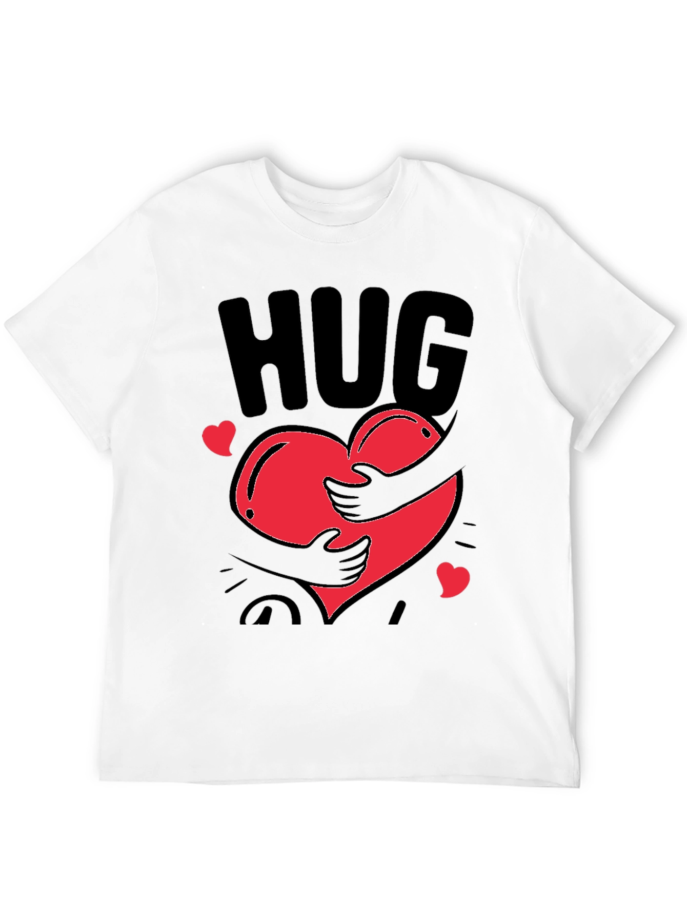 Hug Heart Graphic Tee - Trendy Comfort