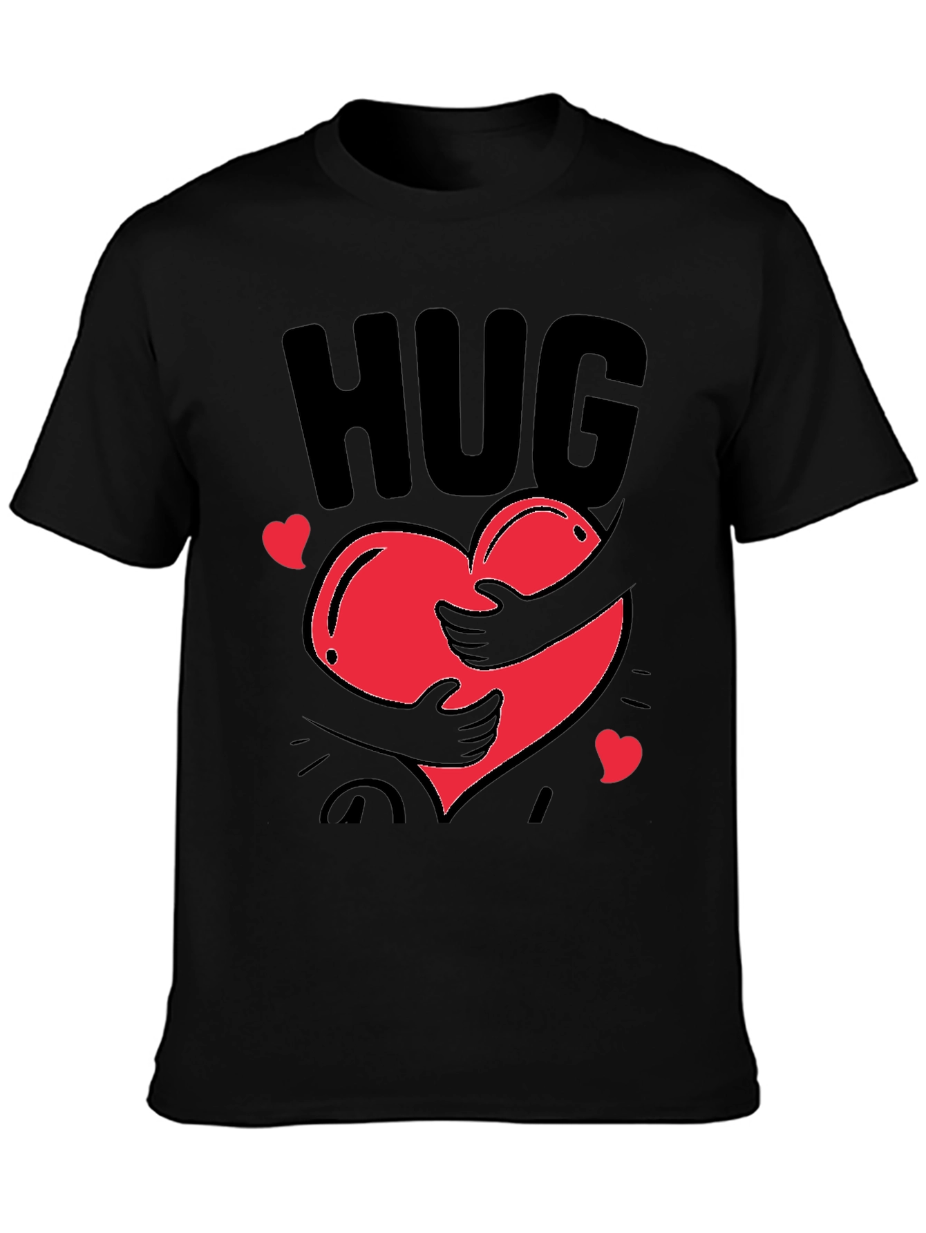 Hug Heart Graphic Tee - Trendy Comfort