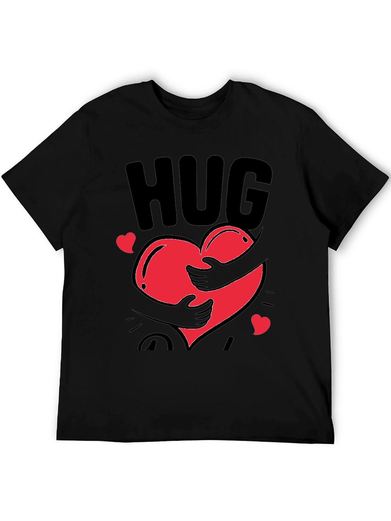 Hug Heart Graphic Tee - Trendy Comfort
