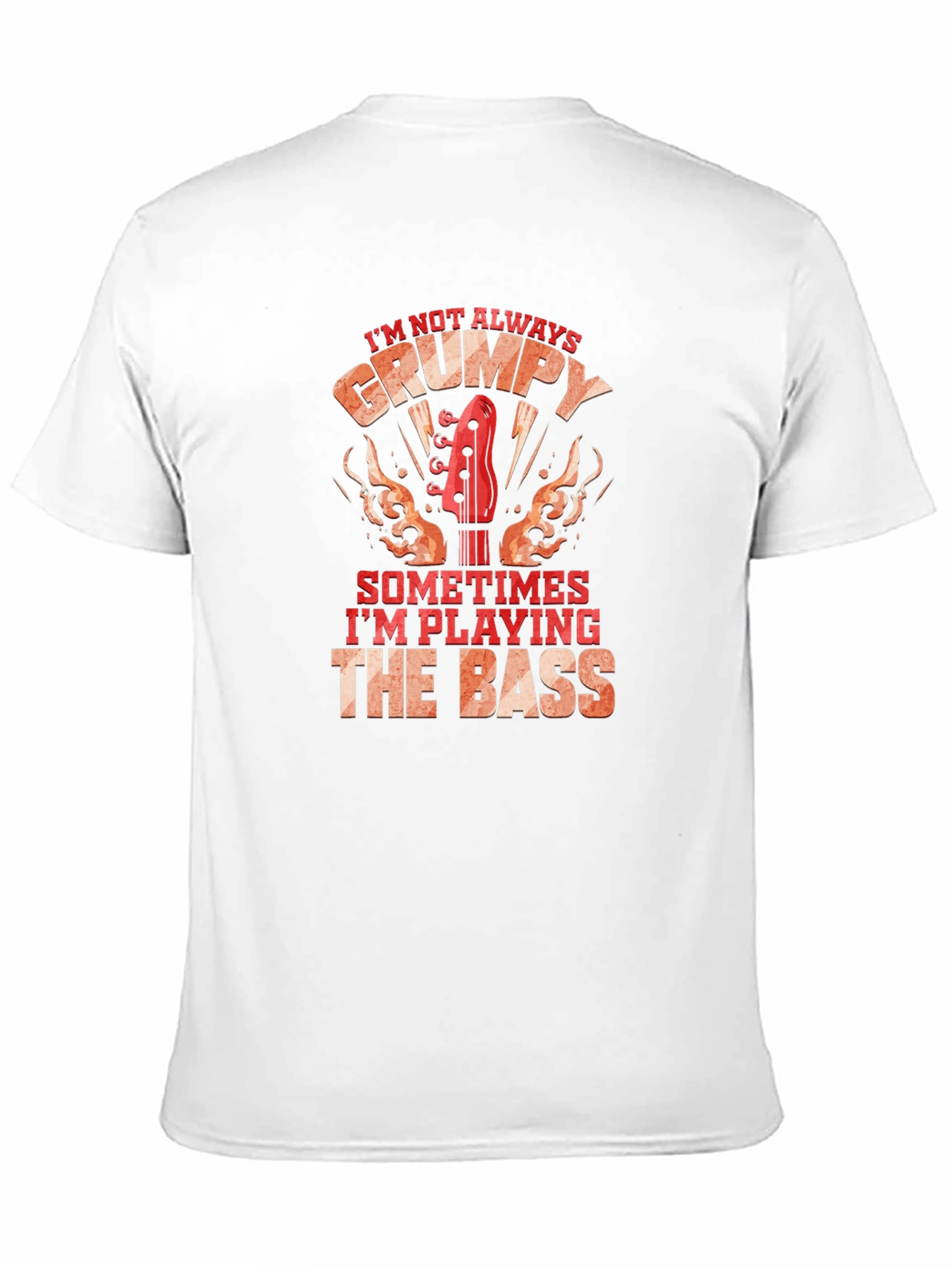 Grumpy Bass Player T-Shirt - Black