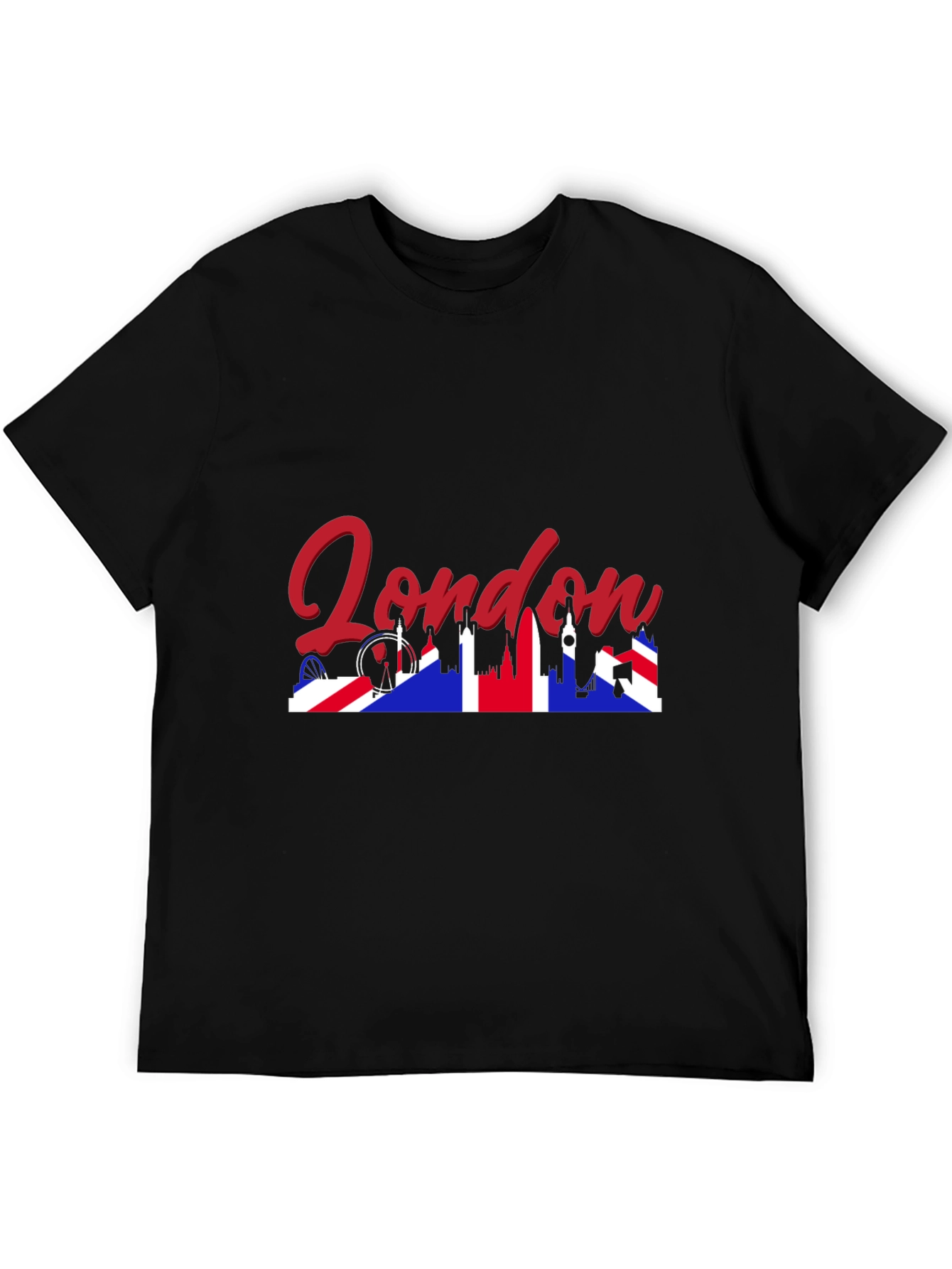 London UK Union Jack Graphic T-Shirt